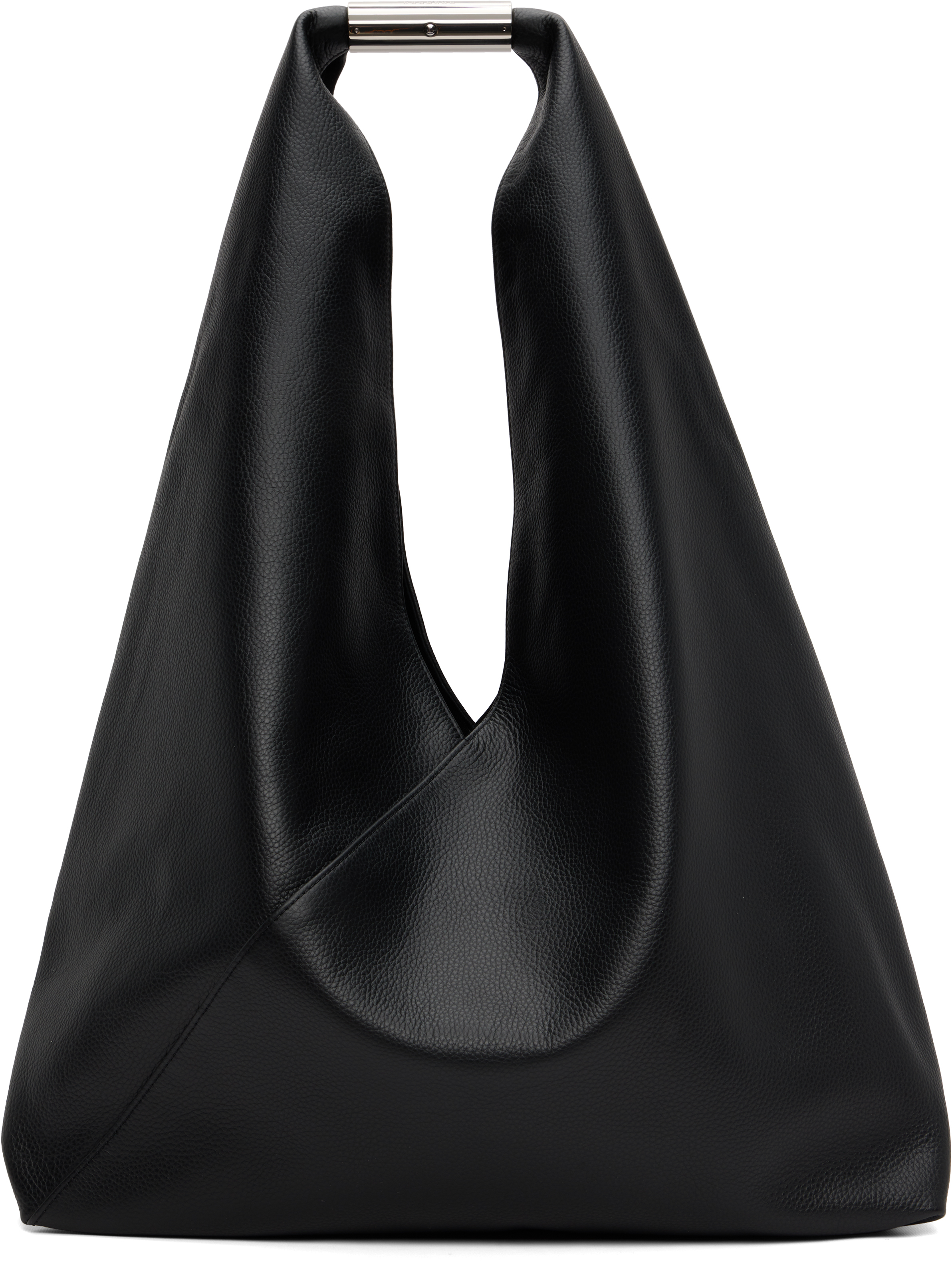 Black Jewel Handle Classic Tote by MM6 Maison Margiela on Sale