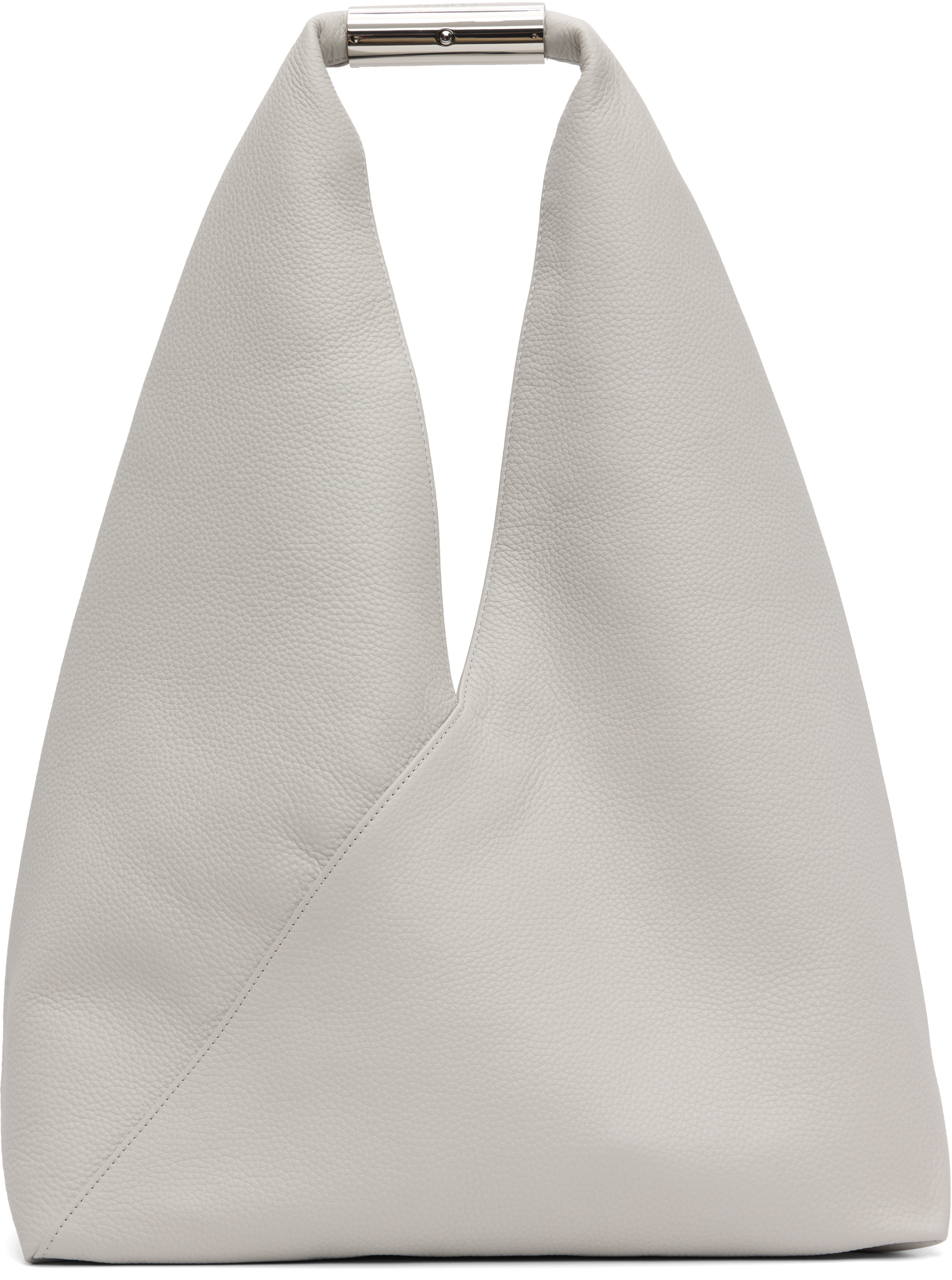 MM6 Maison Margielaのグレー Jewel Handle Classic トートバッグが 