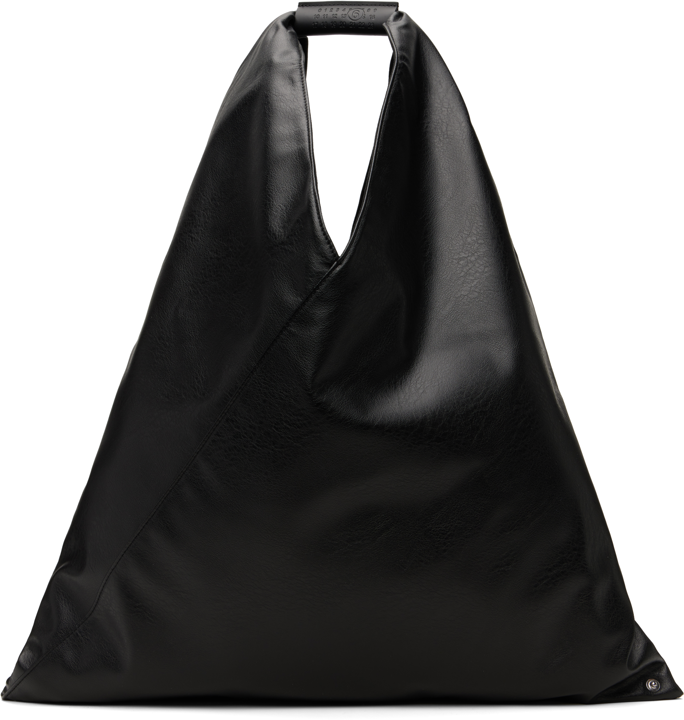 MM6 Maison Margielaのブラック クラシック トライアングルトートが