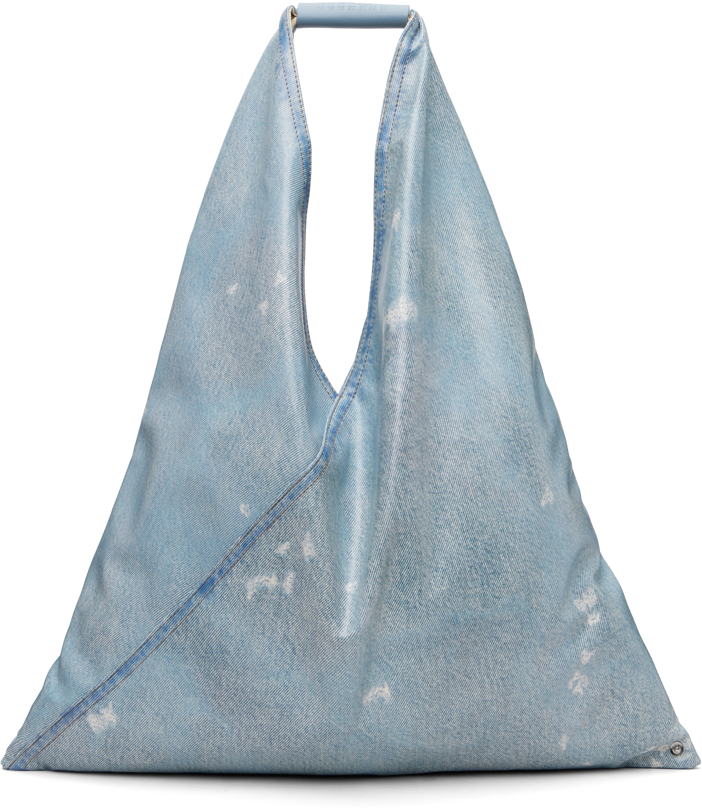 MM6 Maison Margiela: ブルー クラシック トライアングルトート