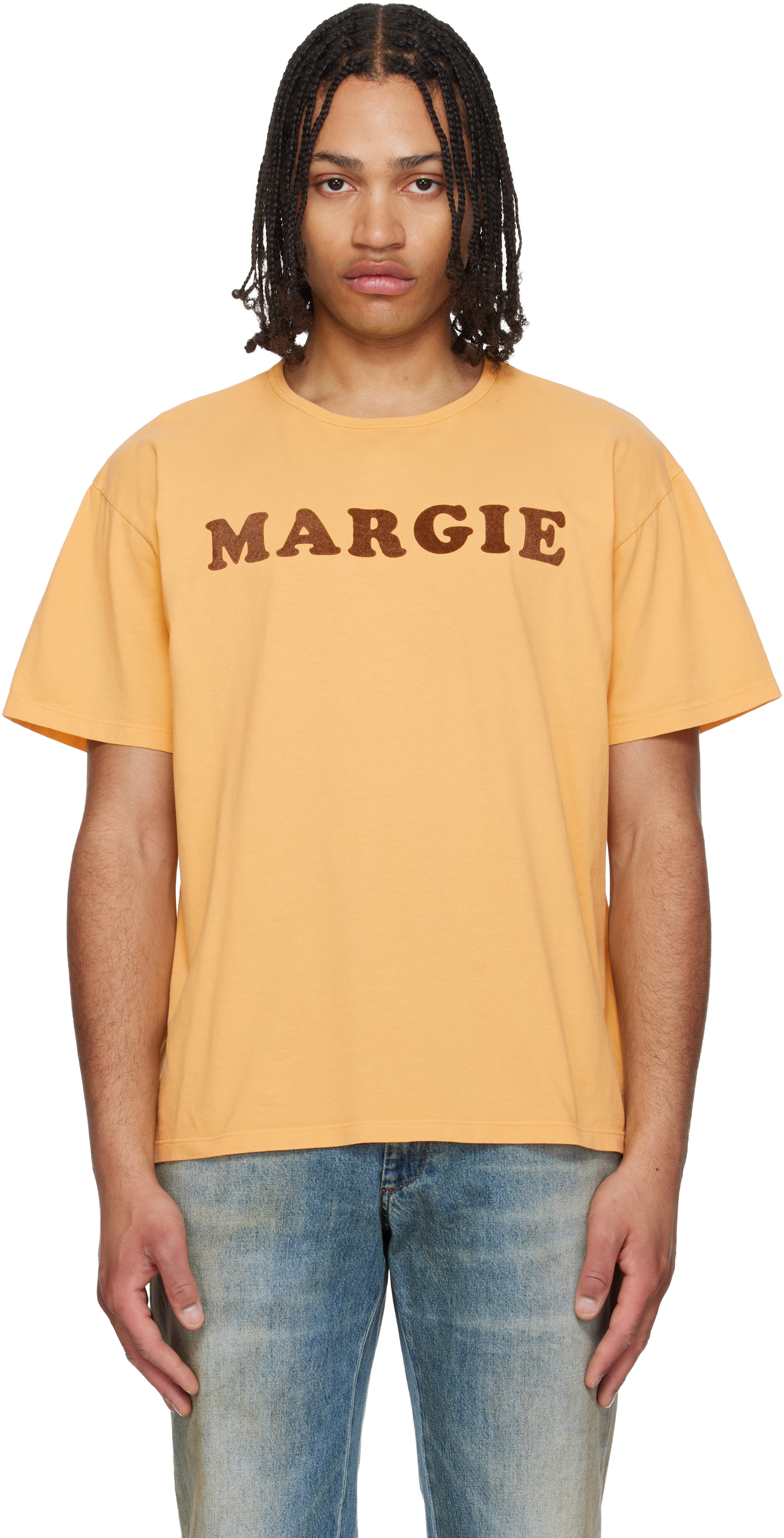 maison margiela shirt tops vintage ここのえ MM6 Maison Margiela T-Shirt | Chocolate | SVD USA