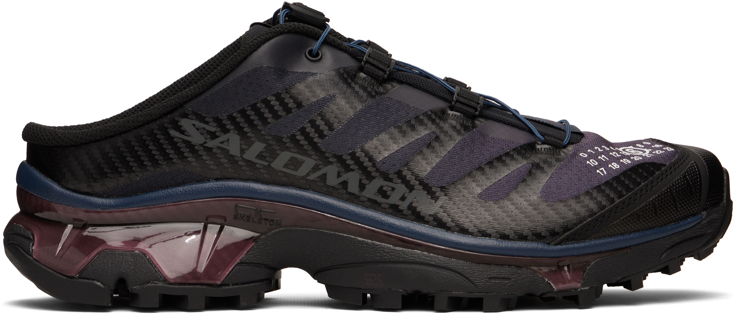 MM6 Maison Margiela: Black Salomon Edition XT-4 Mule Sneakers | SSENSE