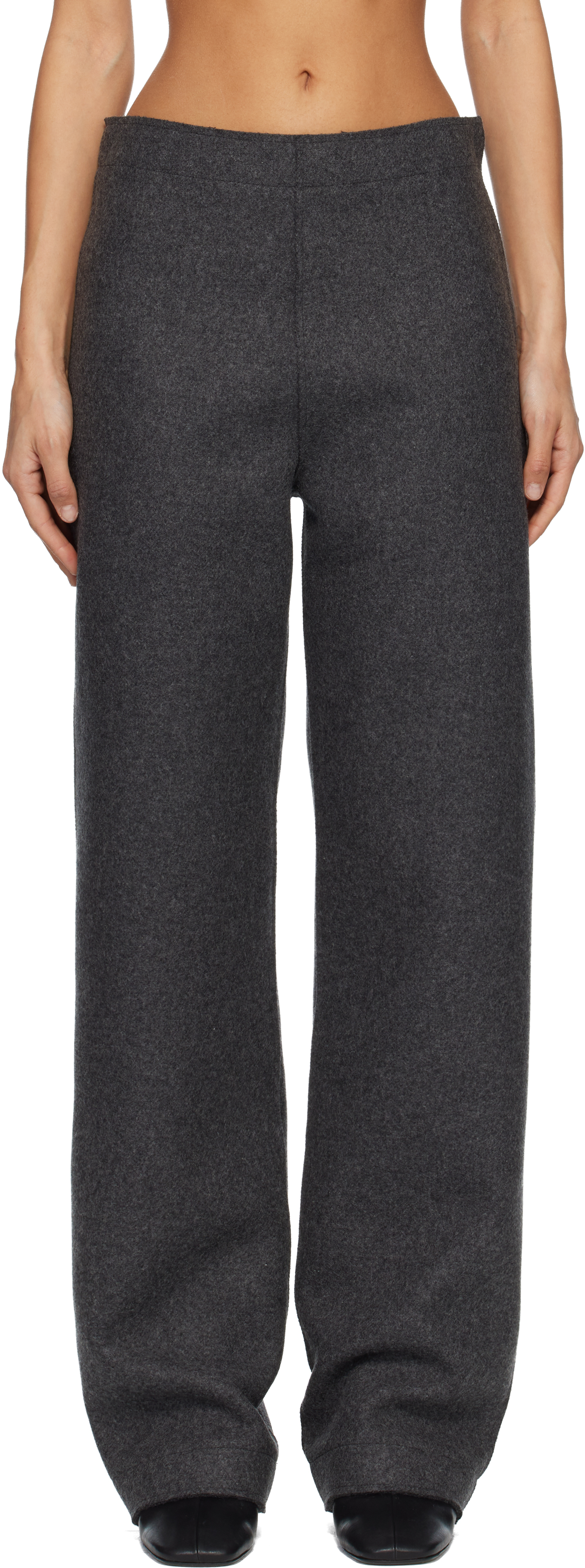 MARIE ADAM-LEENAERDT Gray Base Classic Trousers