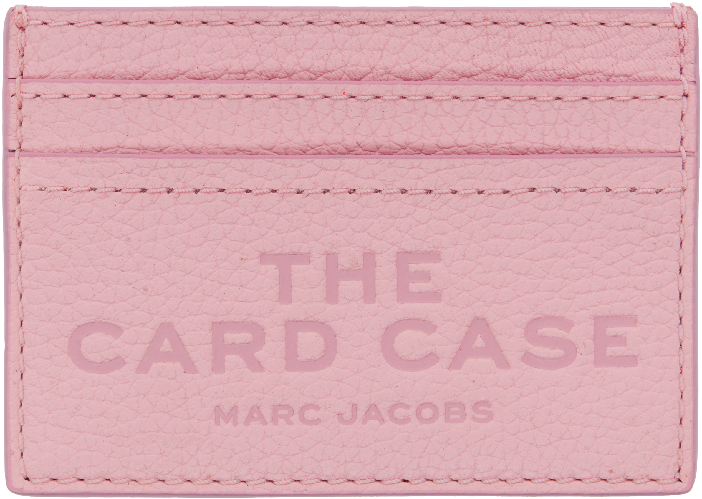 Marc Jacobs: Pink 'The Card Case' Card Holder | SSENSE