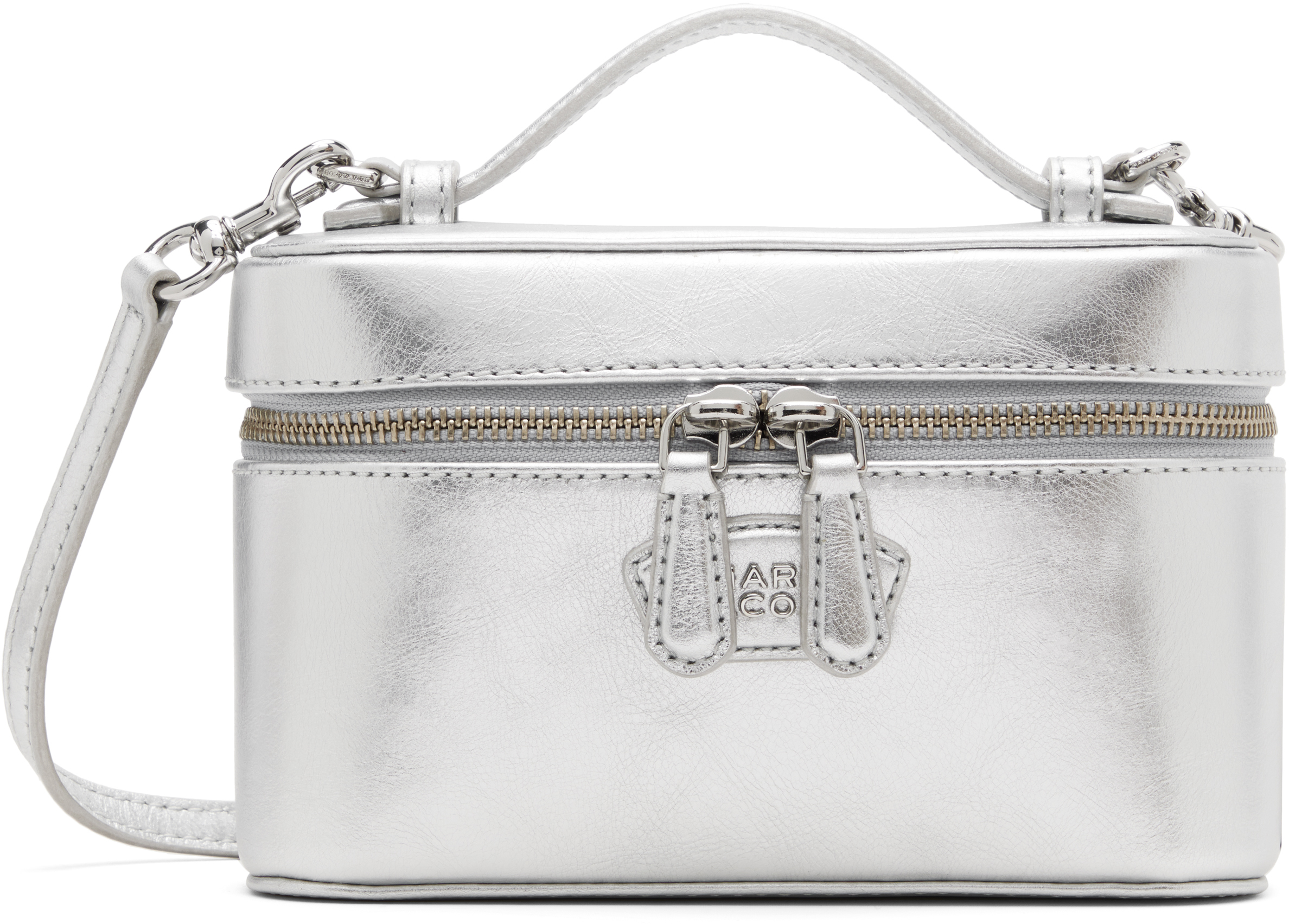 VANITY BAG／silver Marc Jacobs: Silver 'The Everyday Vanity' Bag | SSENSE
