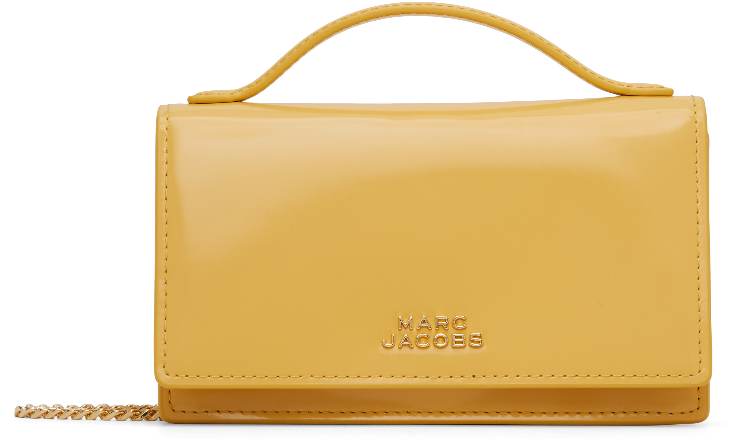 Marc Jacobs: イエロー 'The Glam Mirror Mini' バッグ | SSENSE 日本