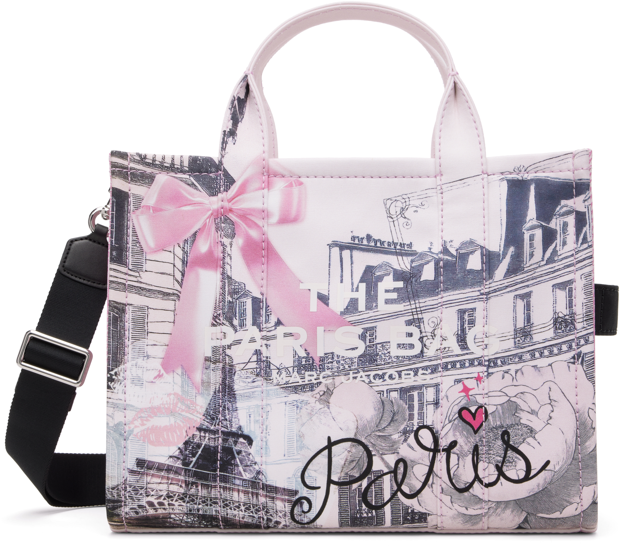 Marc Jacobs: SSENSE限定 ピンク 'The Paris' City トートバッグ