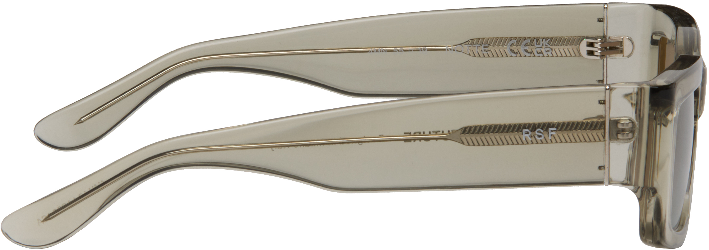 Retrosuperfuture Beige Notte Sunglasses In Green