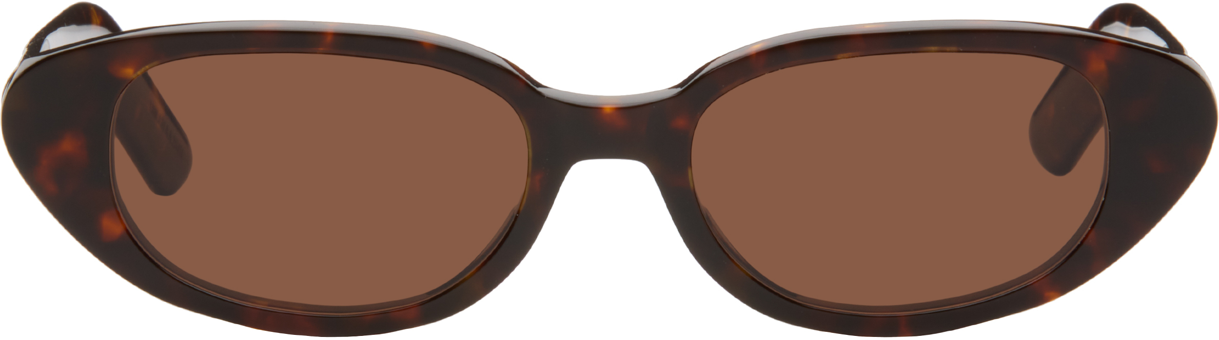RETROSUPERFUTURE Brown Tan Tortoise Non-RX Sunglasses in EUC Retrosuperfuture Carino Sunglasses in Tortoise RETROSUPERFUTURE main image 2