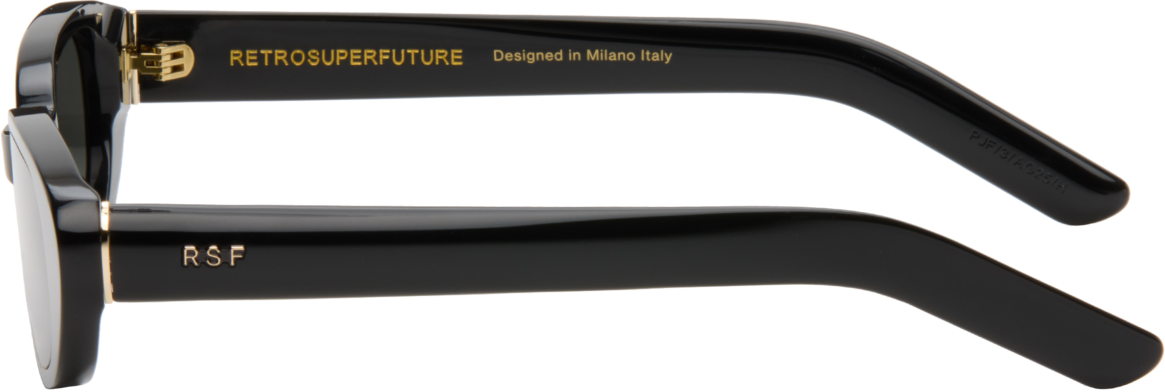 Retrosuperfuture Black Vega Sunglasses In Black