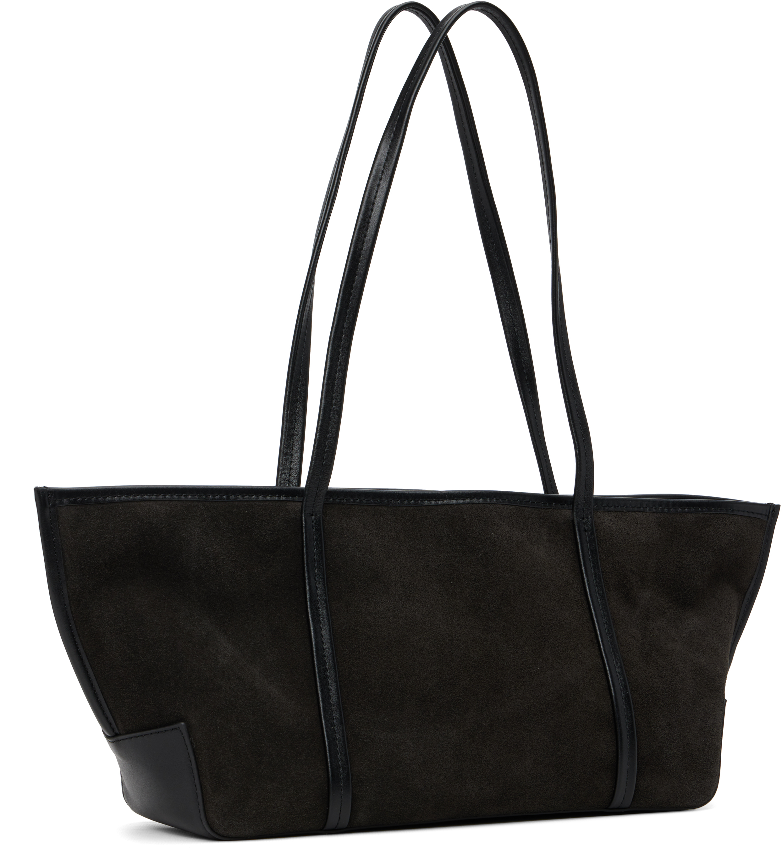 St Agni Brown Slim Bateau Tote In Brown