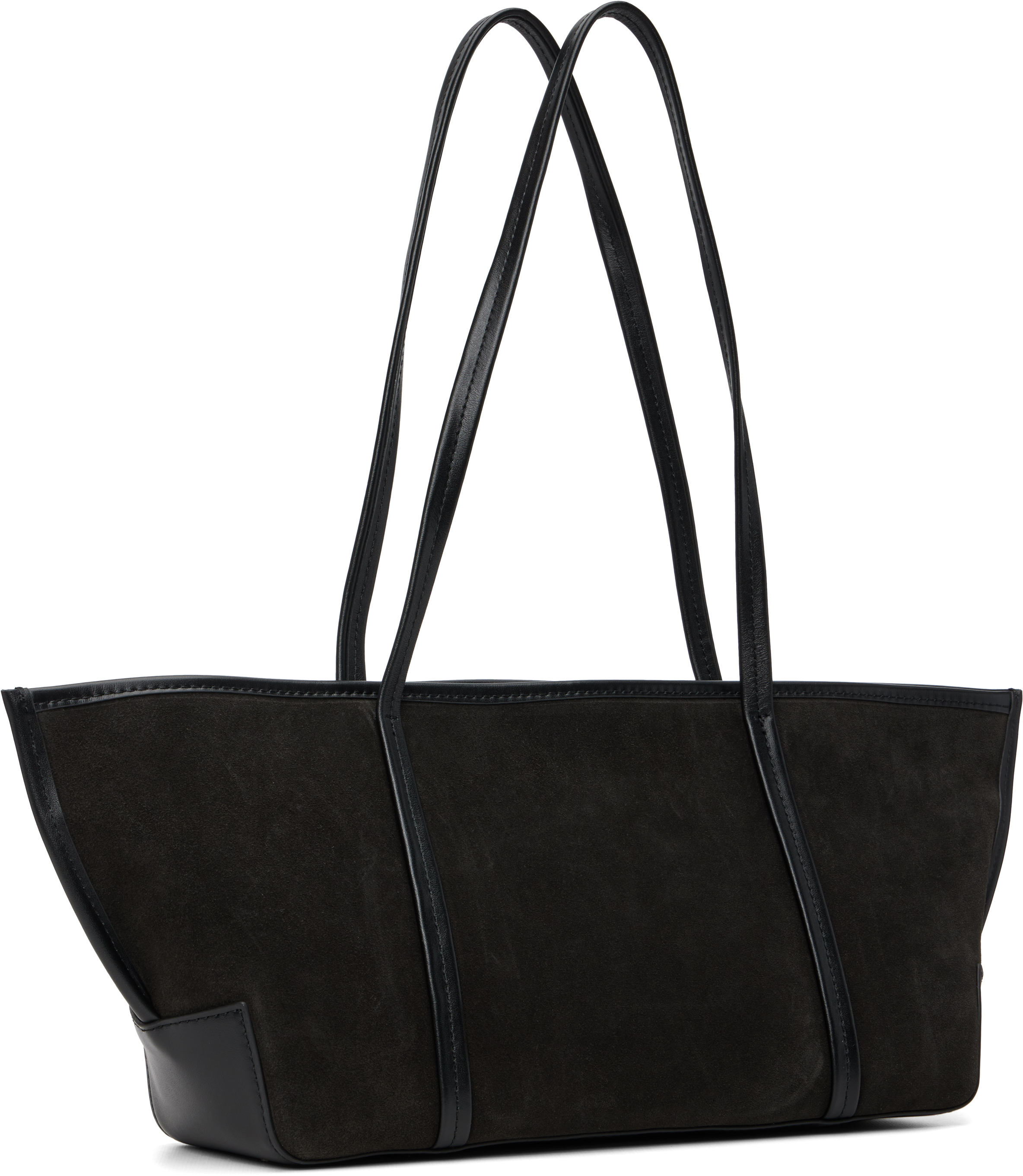 St Agni Brown Slim Bateau Tote In Brown