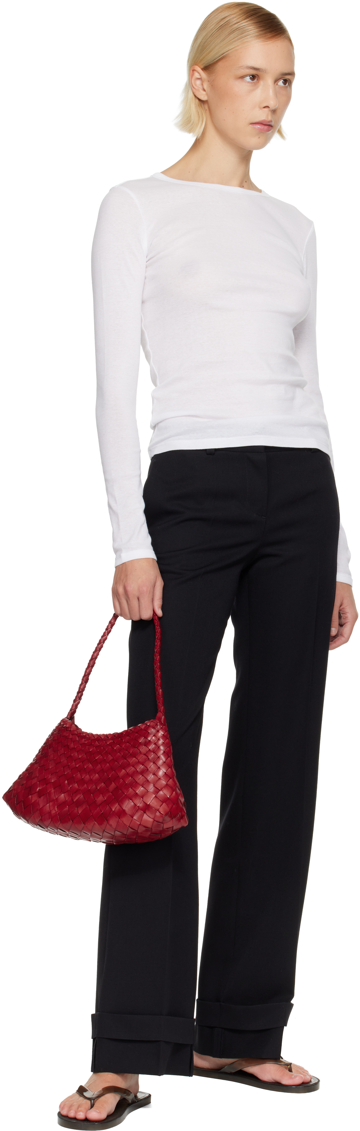 St Agni Gray Jelly Flip-flops In Brown