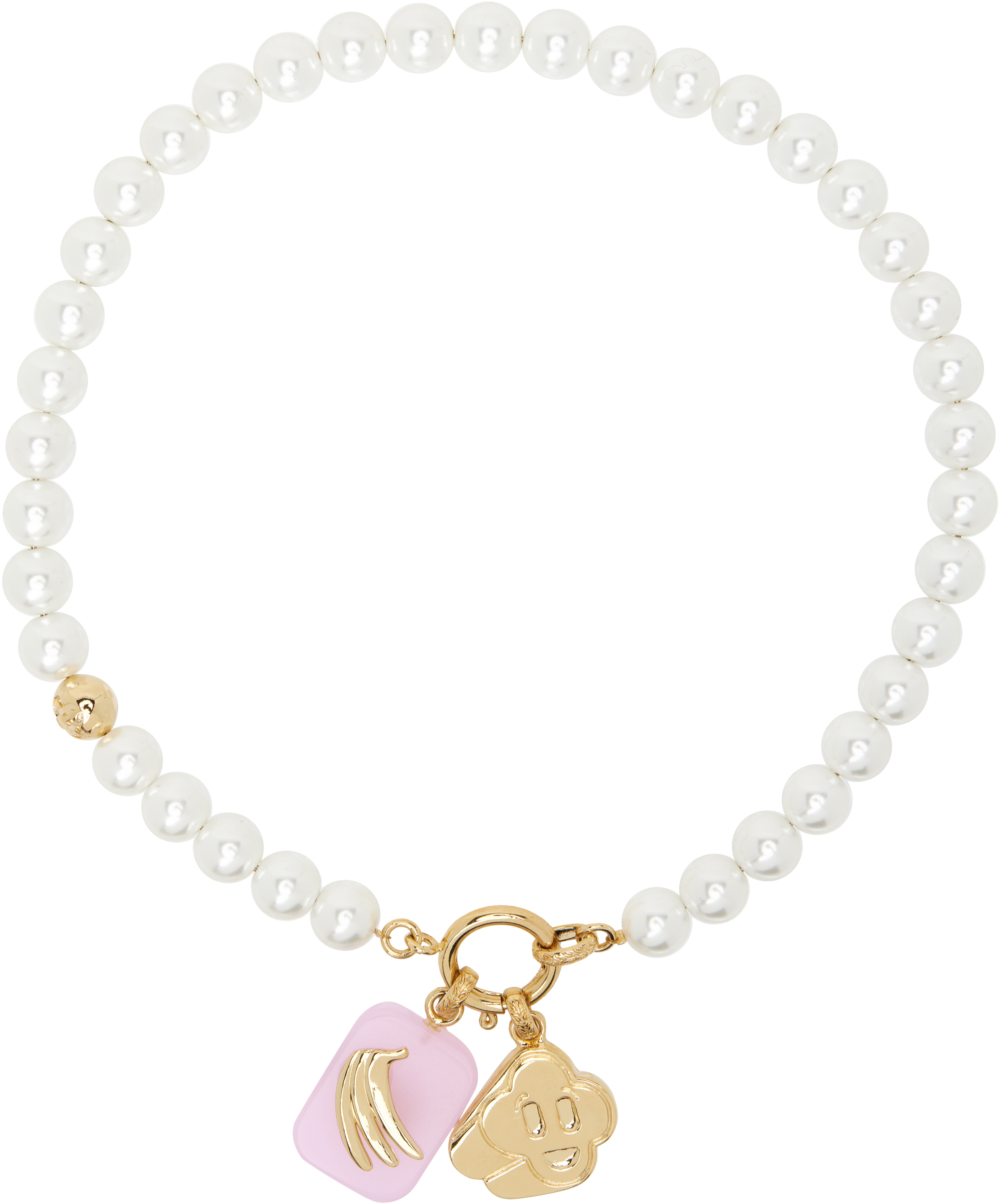 A*4様 CASA BLANCA パールネックレス 付属品付き CasablancaのIcon パールネックレスがセール中