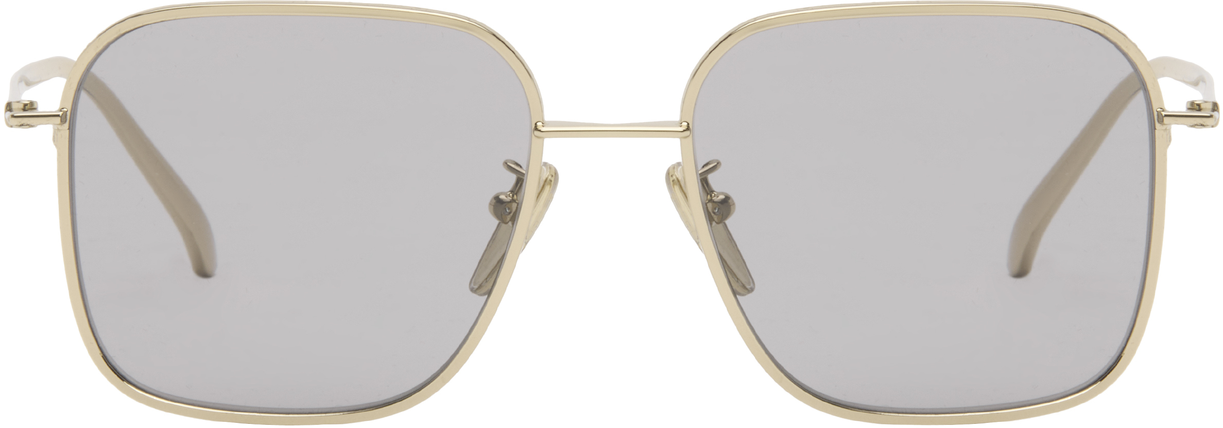New PRADA Sunglasses Gold Metal Pillow Square Grey Lens 58-15-145mm PRADA Gold Square Sunglasses for Women for sale | eBay main image 4