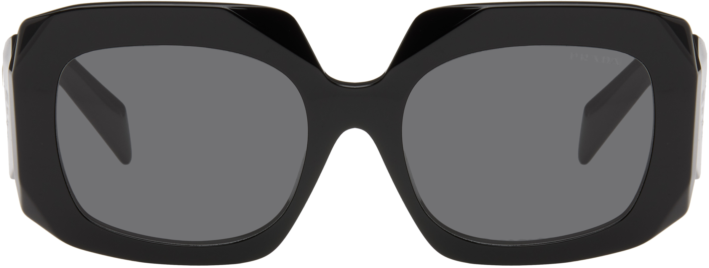 Prada Eyewear Black 'Prada Symbole' Sunglasses