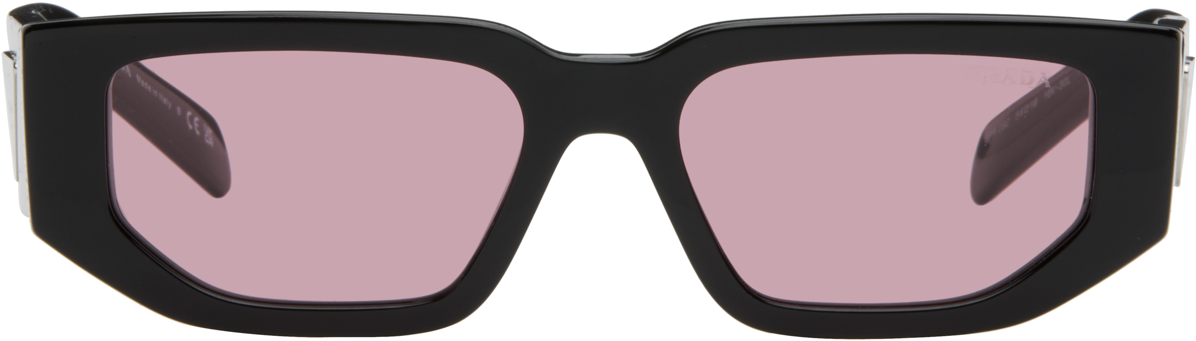 Prada Black Pr 09zs Sunglasses In Black