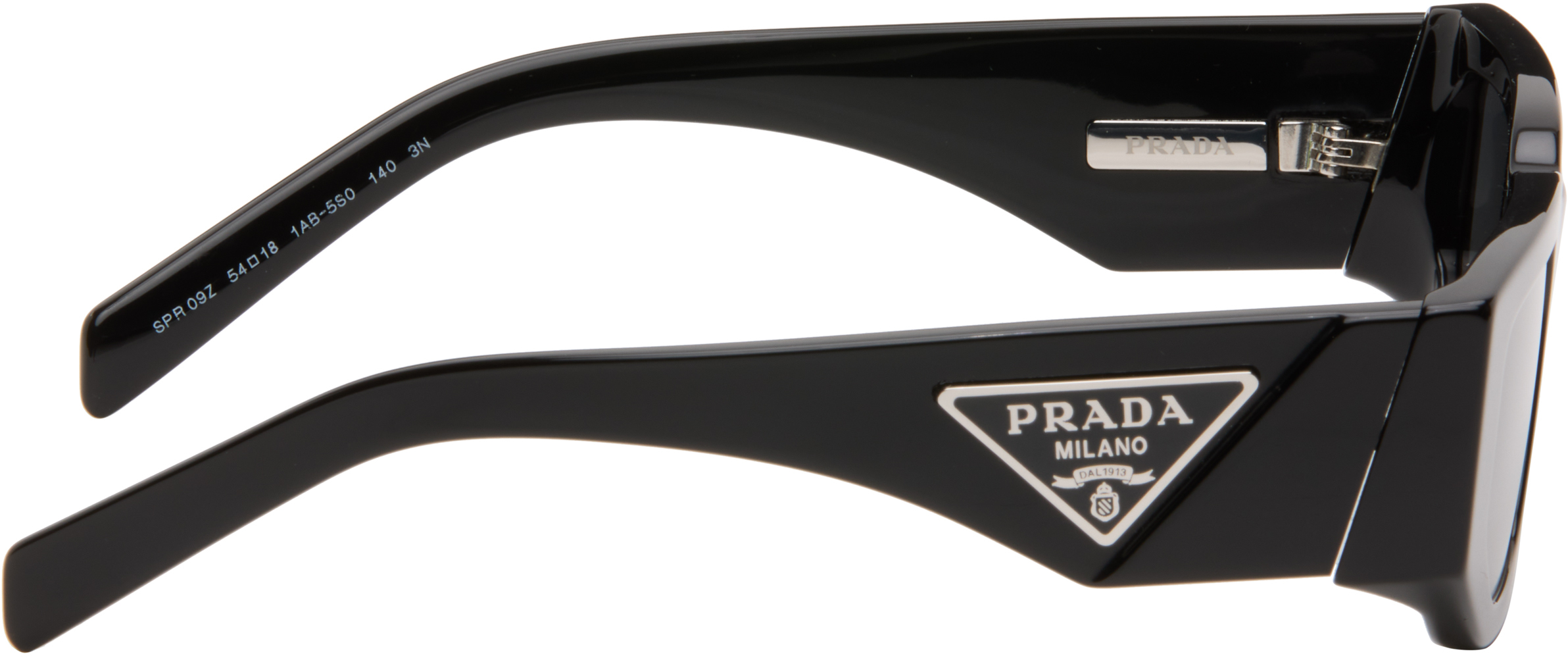 Prada Logo Full Frame Sunglasses In Black