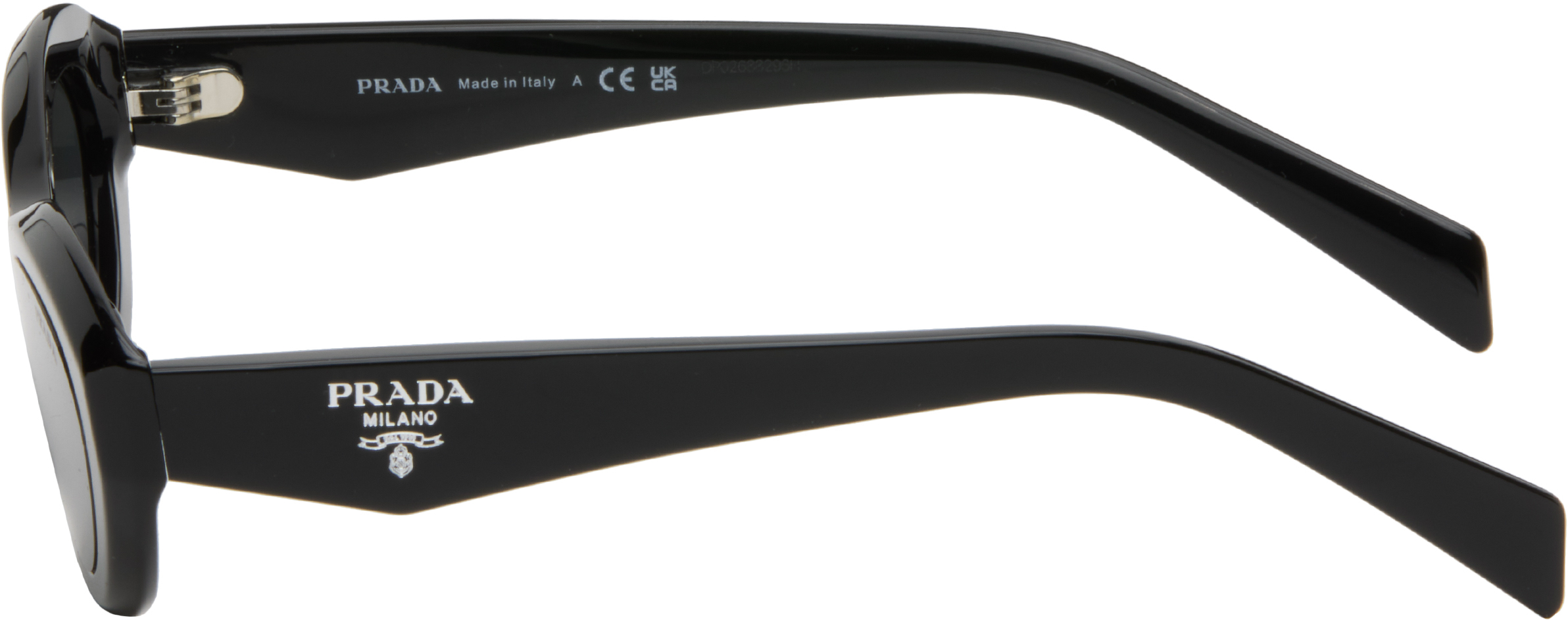 Prada Black ' Symbole' Sunglasses In Black