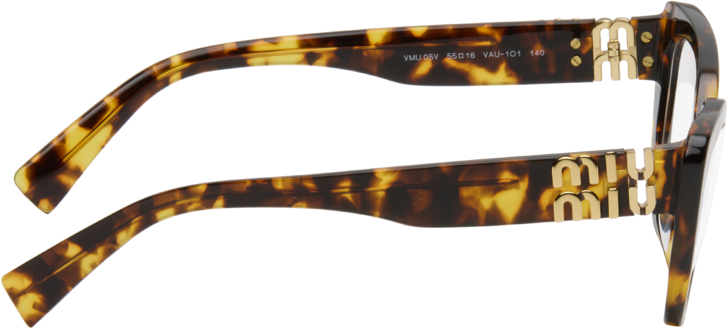 Miu Miu Brown Cat Eye Acetate Sunglasses In Brown