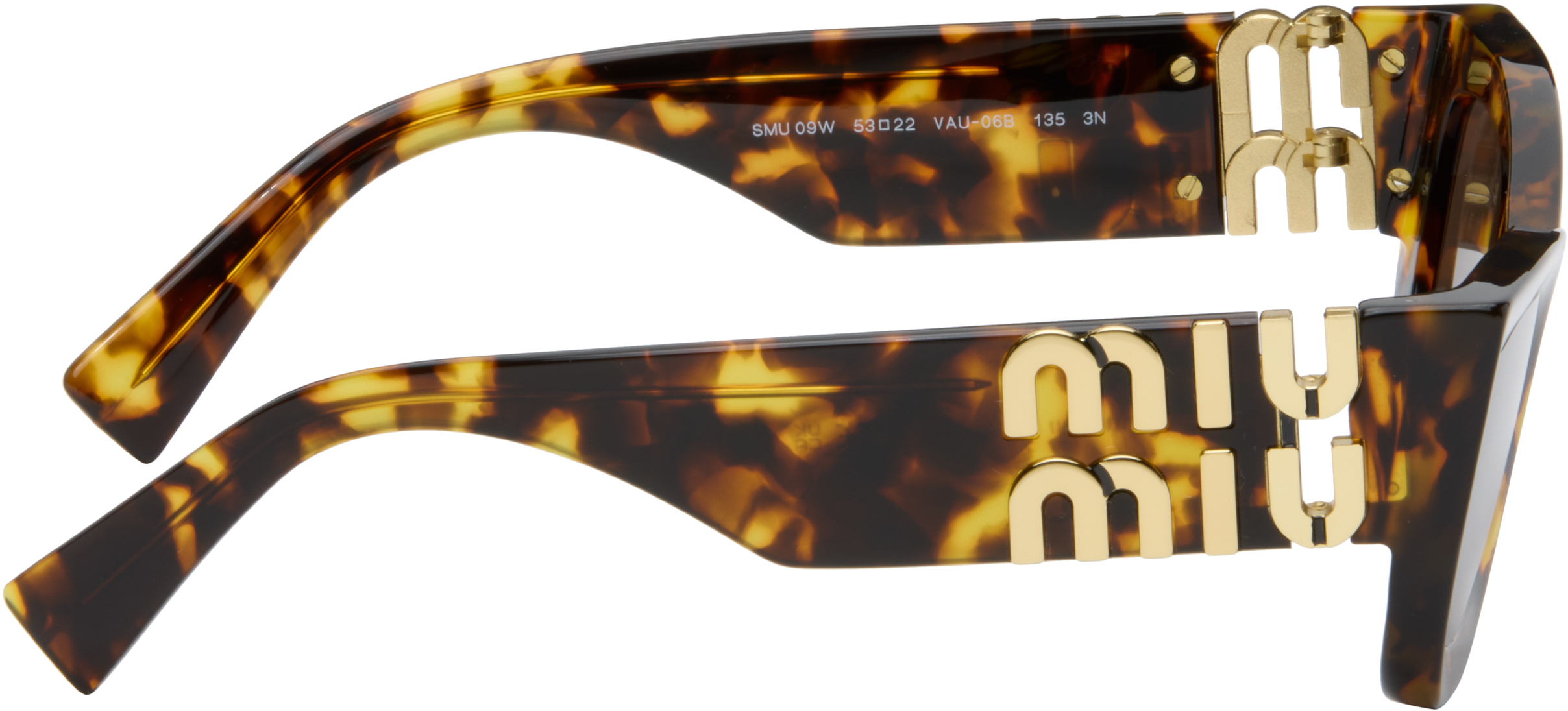 Miu Miu Eyewear Collection Sunglasses In Coffee Lenses