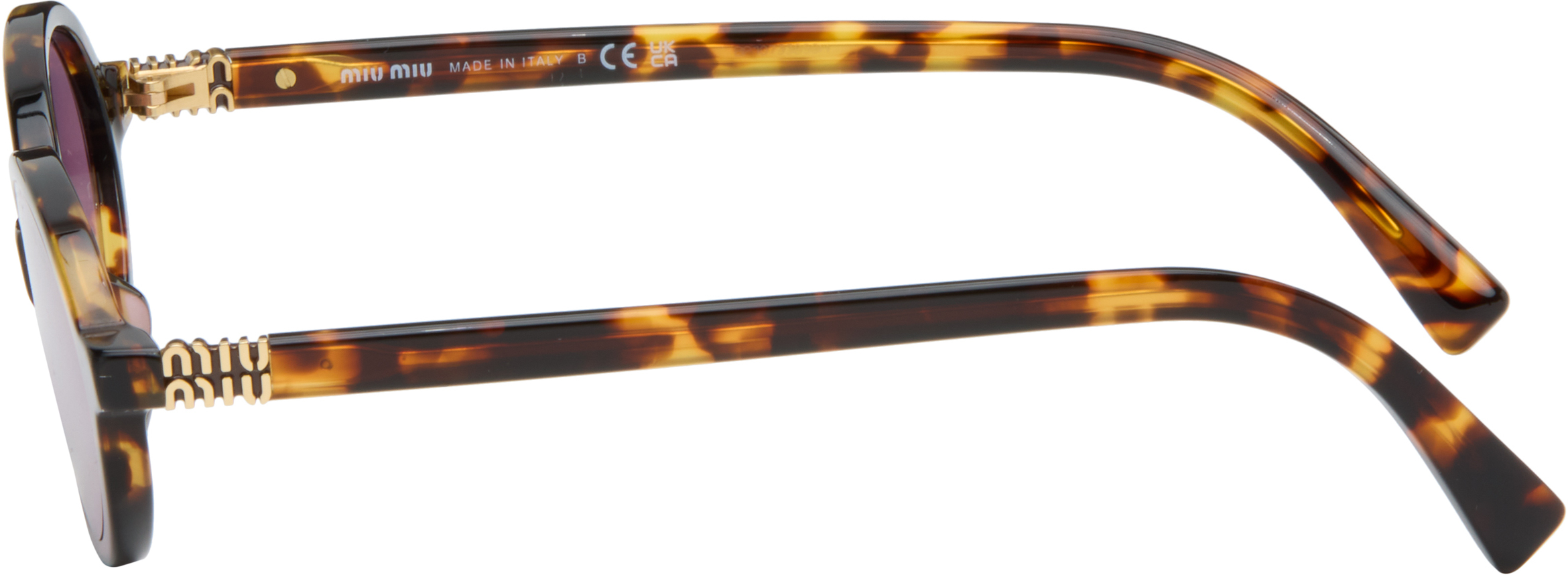 Miu Miu Brown Miu Regard Sunglasses