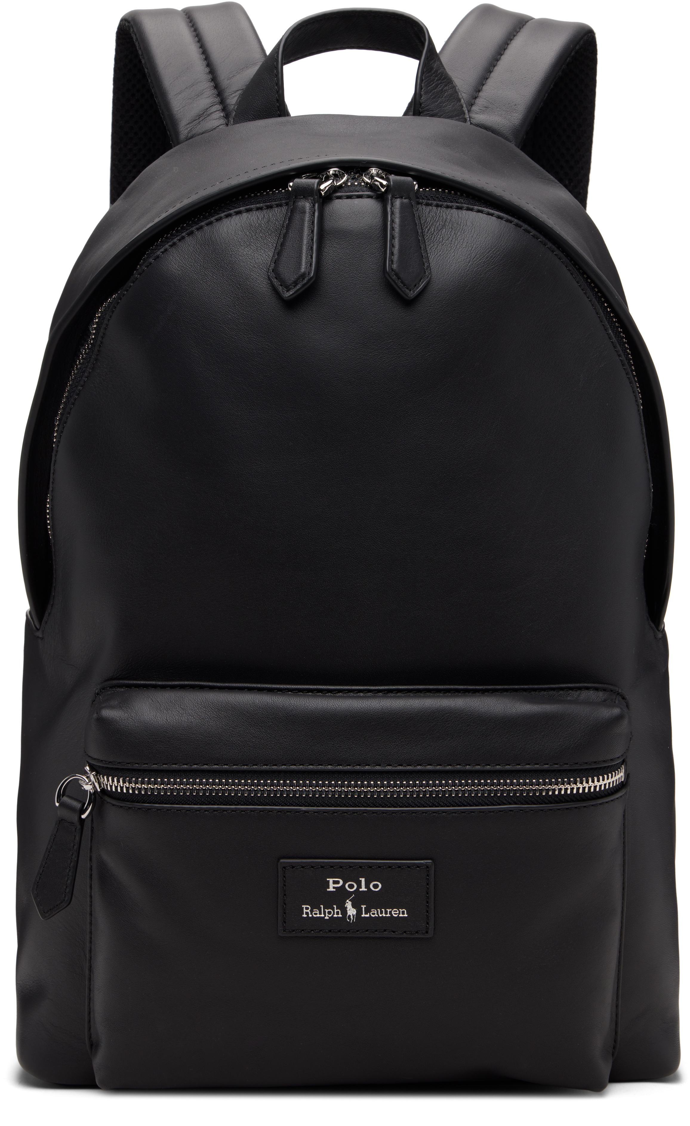Polo Ralph Laurenのブラック スムースレザー バックパックがセール中