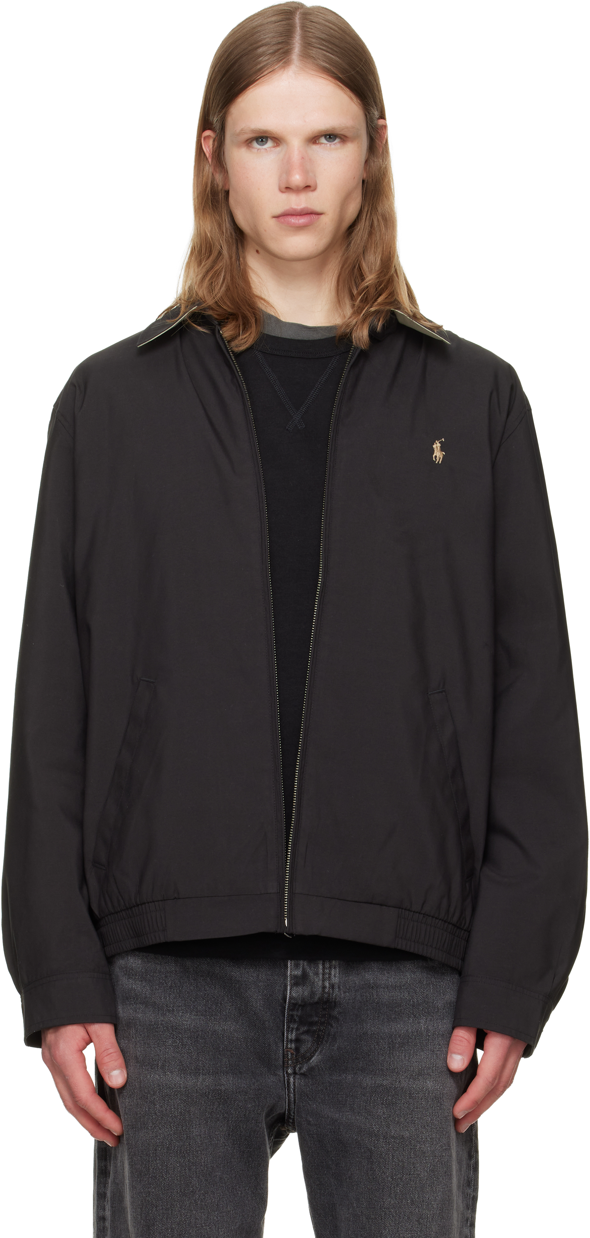 Polo Ralph Laurenのブラック バイスイング ジャケットがセール中