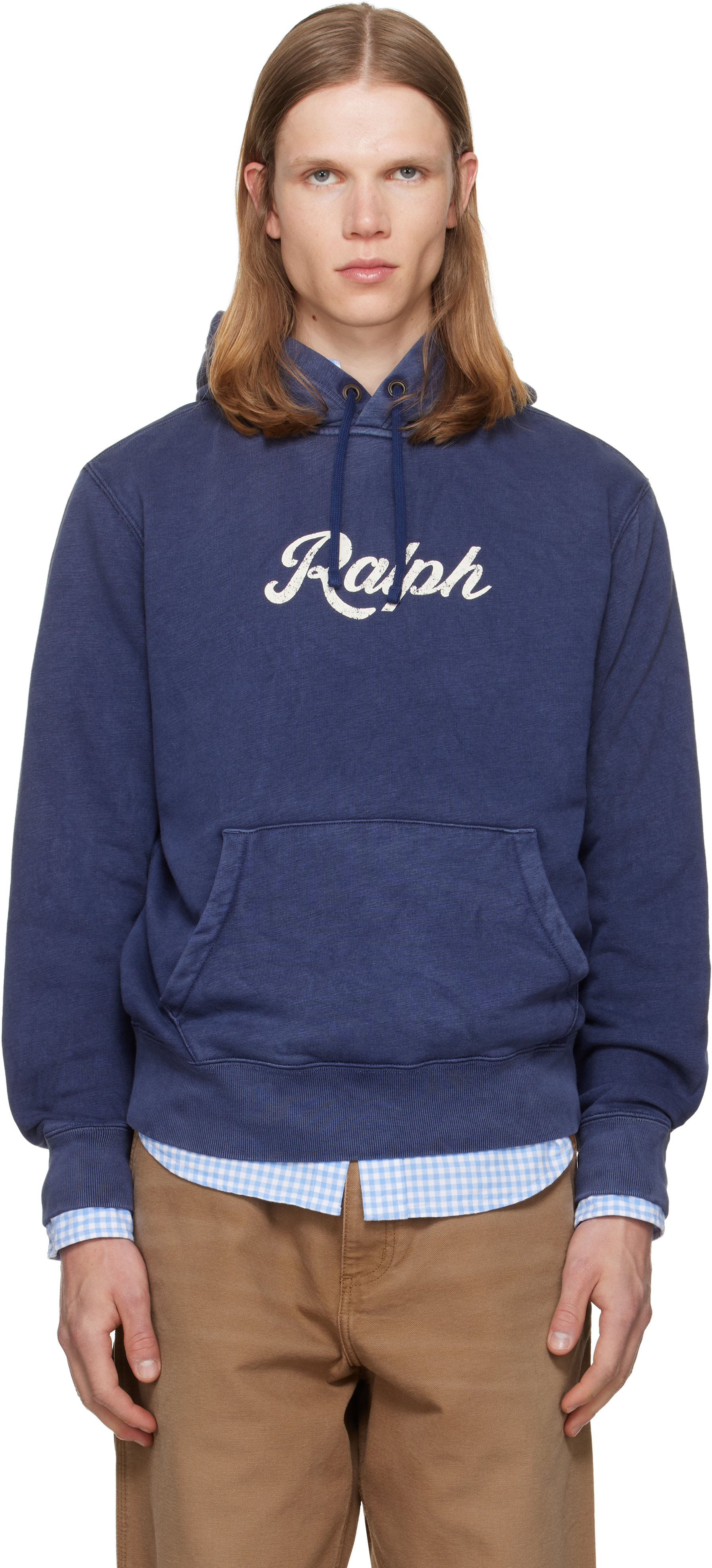 Polo Ralph Lauren: ネイビー 'The Ralph Logo' フーディ | SSENSE 日本