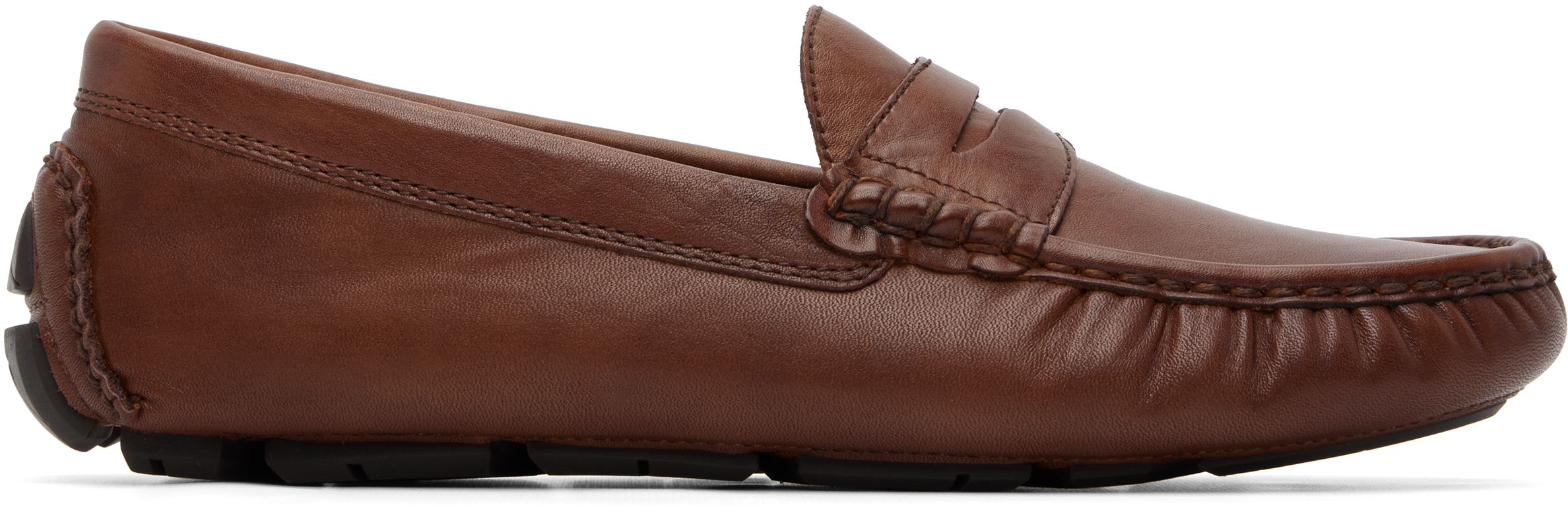 Polo Ralph Laurenのブラウン Anders ペニーローファーがセール中