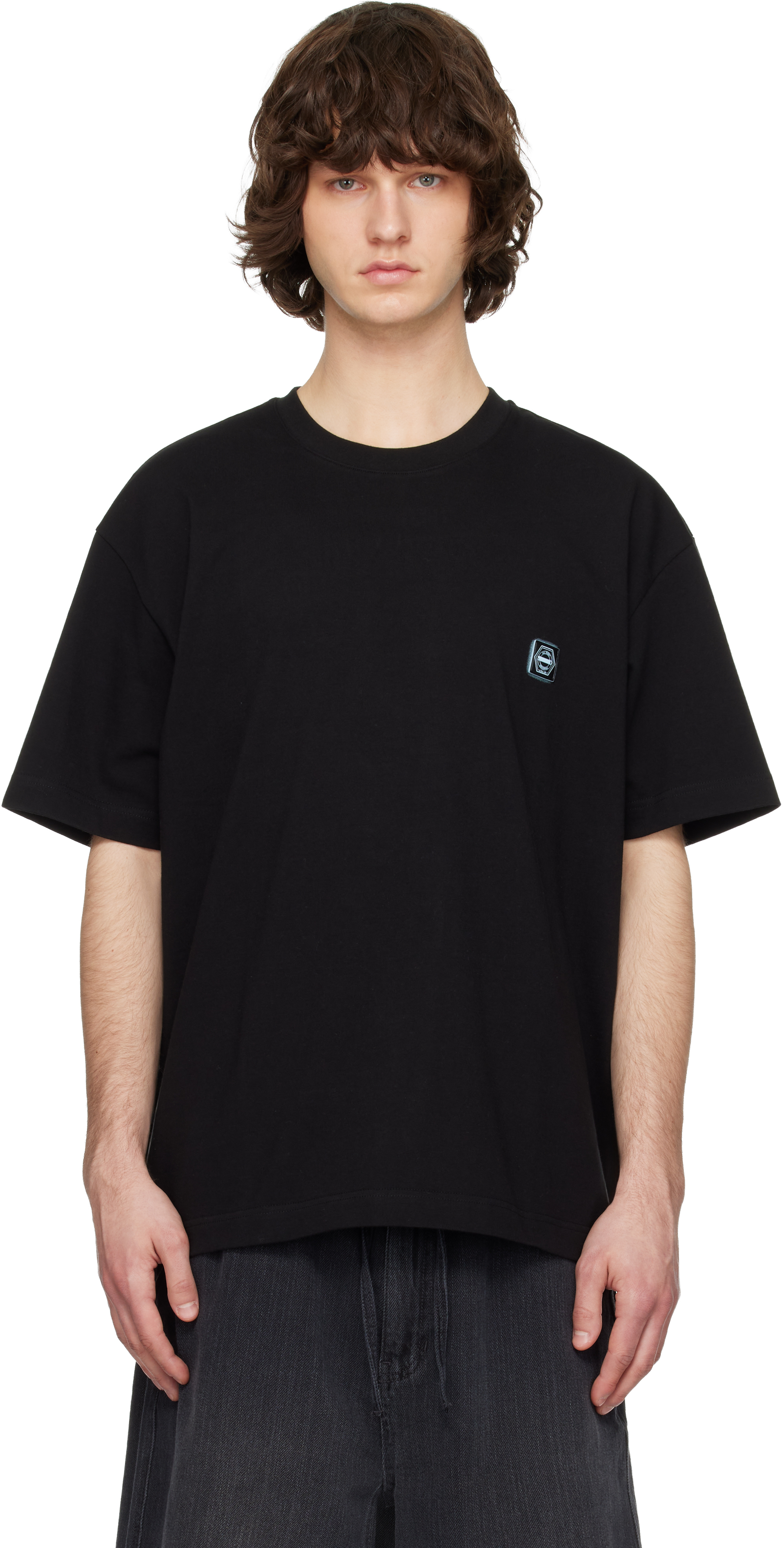 Solid Hommeのブラック Butterfly Graphic 半袖Tシャツがセール中