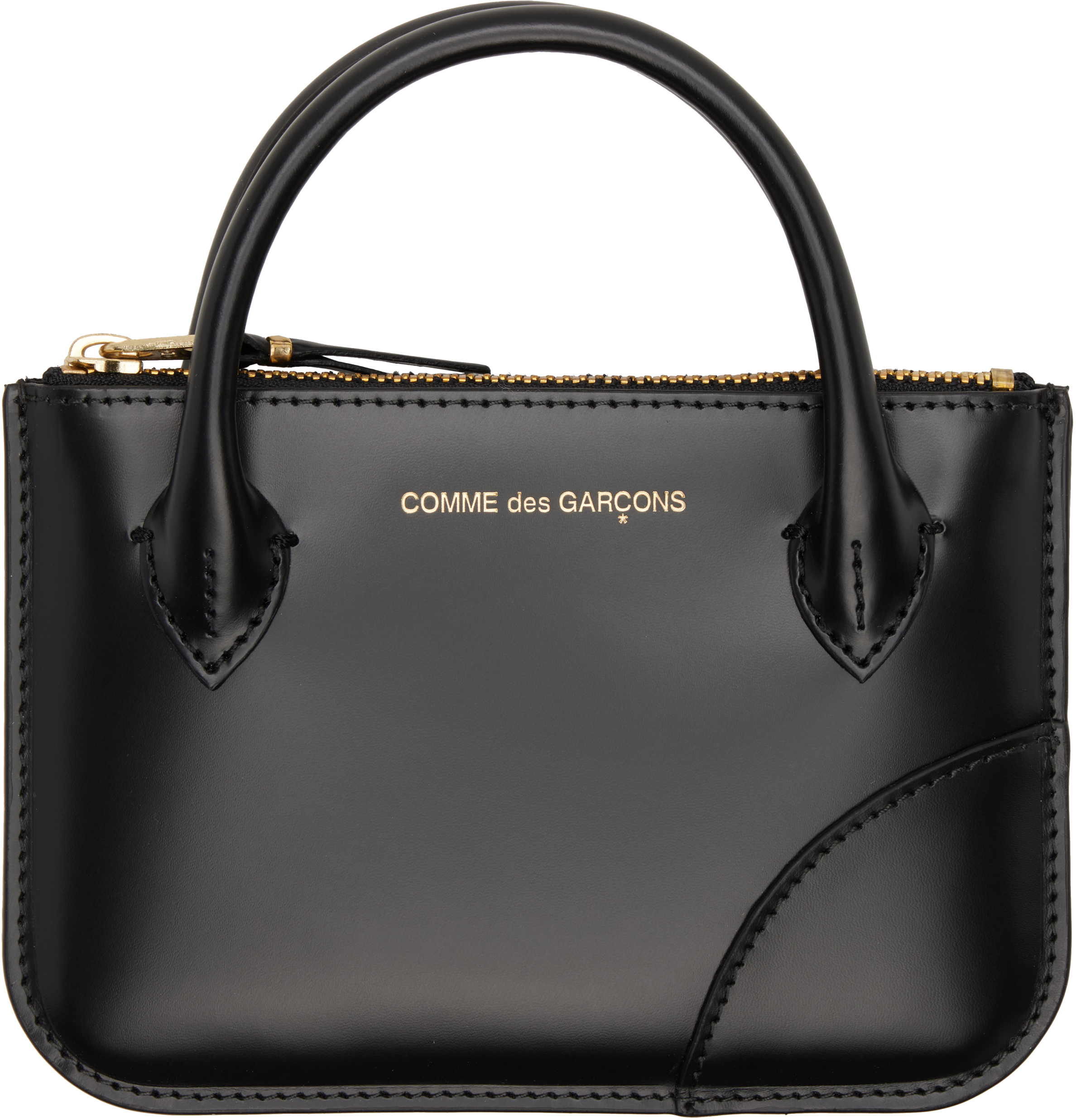 COMME des GARÇONS WALLETS: Black Handles Pouch | SSENSE