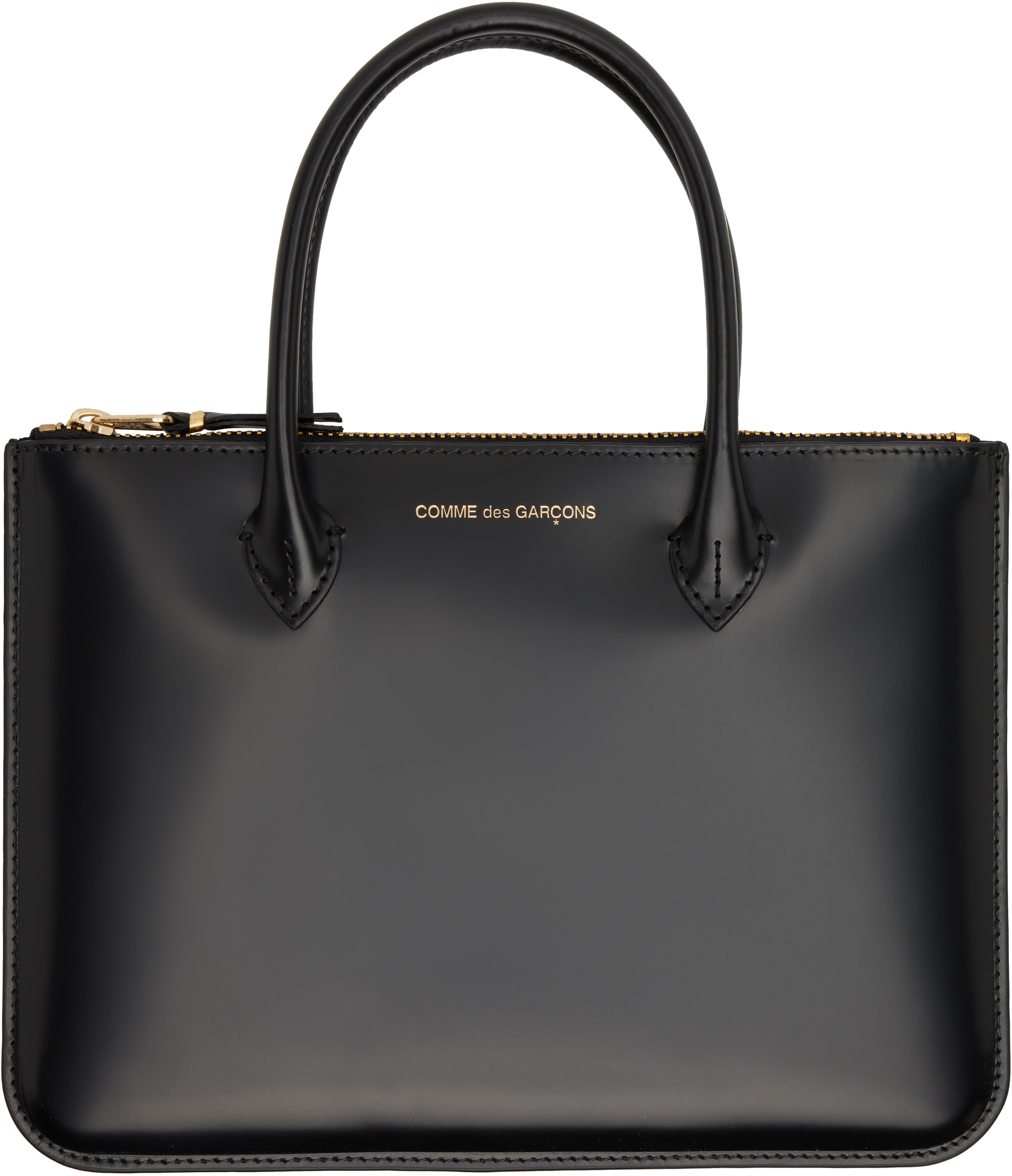 Comme Des Garçons Black Handles Large Pouch In Black