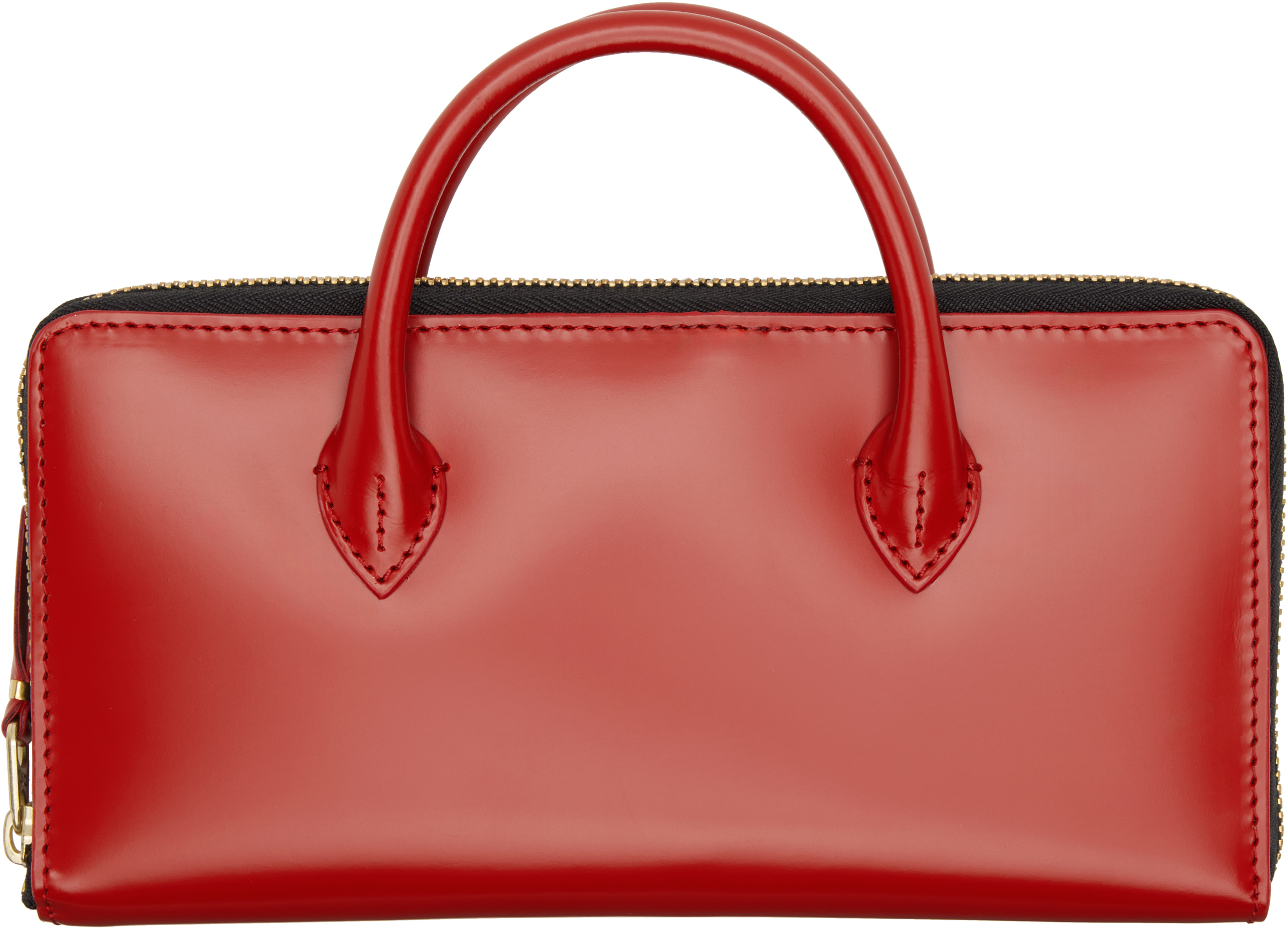 Comme Des Garçons Red Handles Wallet In Red