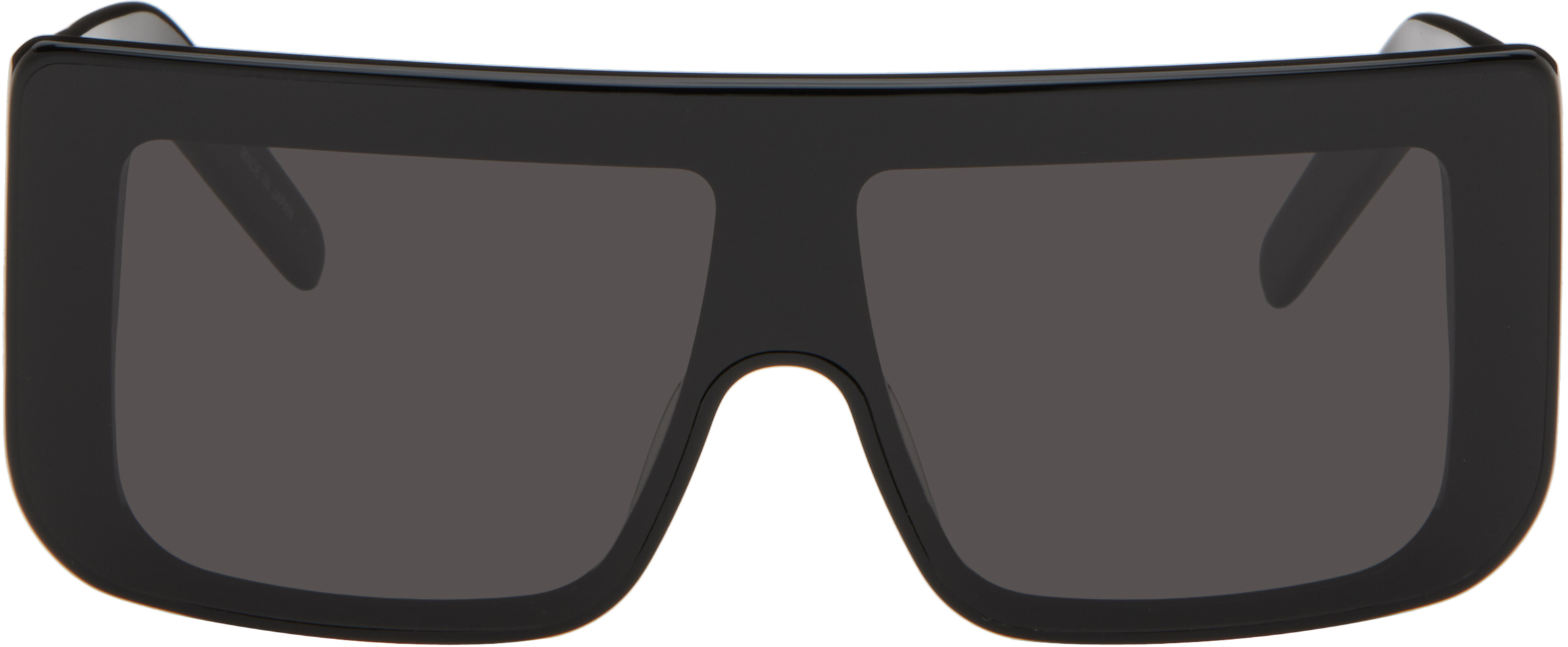 Rick Owens: Black Temple Documenta Sunglasses | SSENSE
