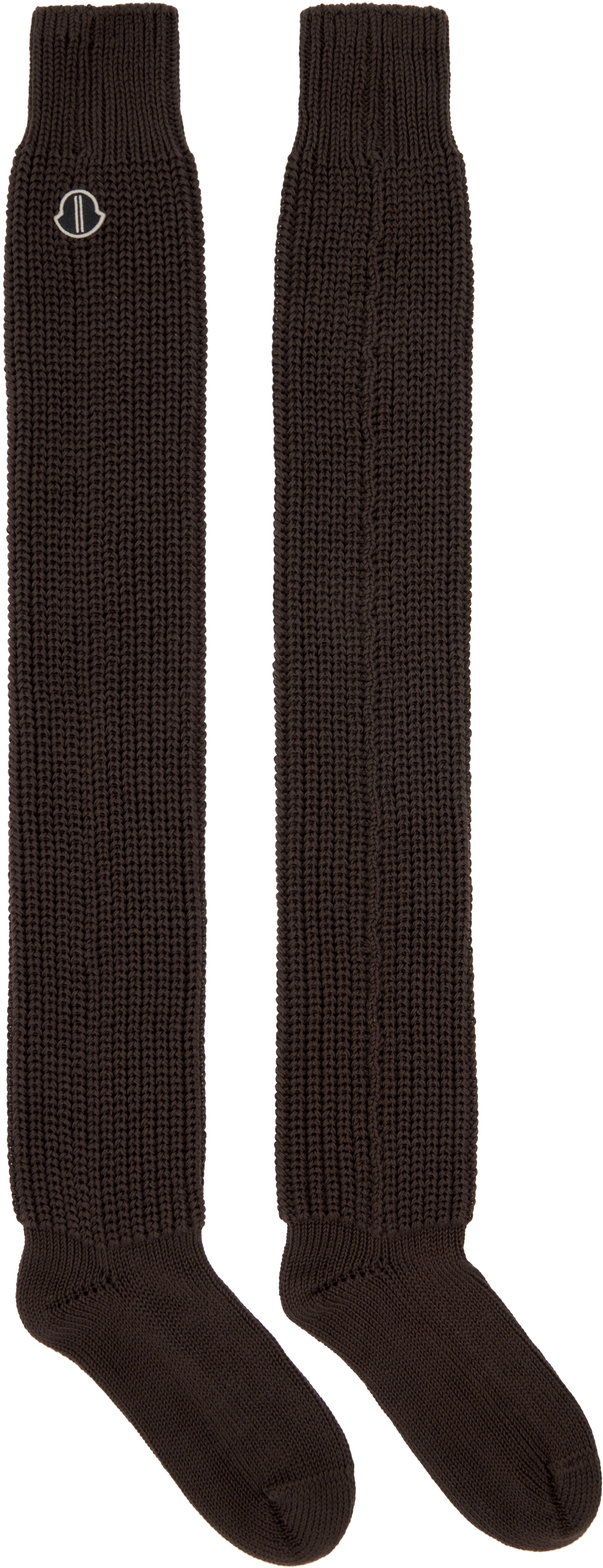 Rick Owens: Moncler + Rick Owens Gray Hiking Socks | SSENSE