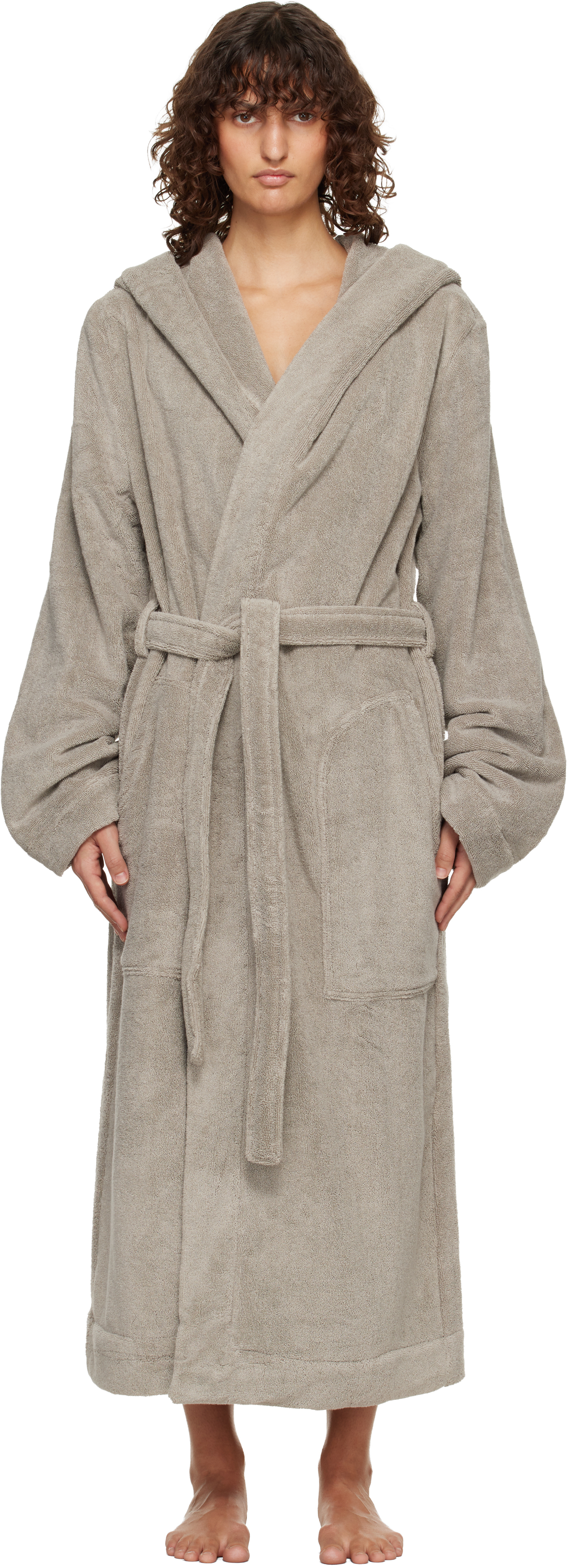 Rick Owens Off-White Temple Pentagram Bathrobe