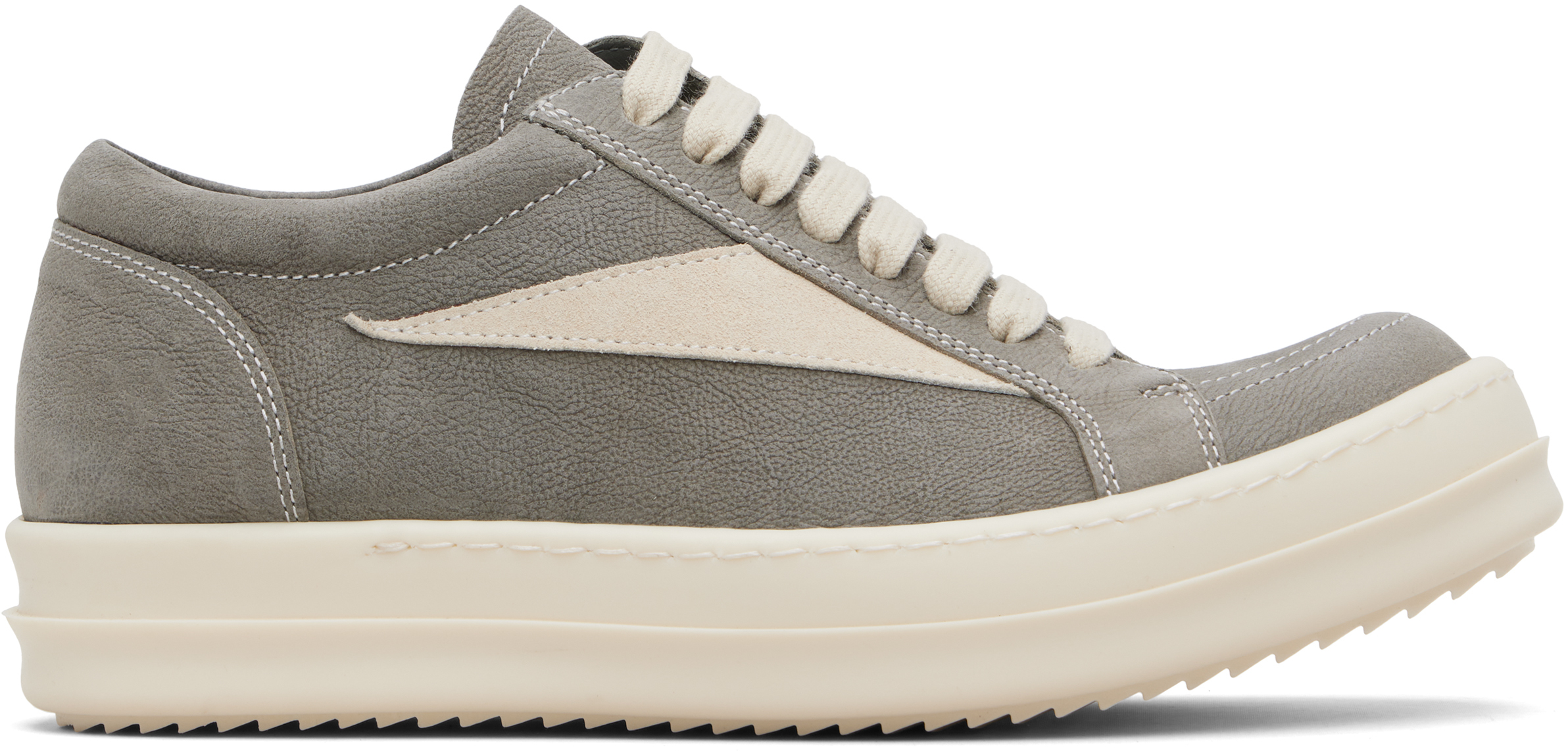 Rick Owens Khaki Temple Vintage Sneakers