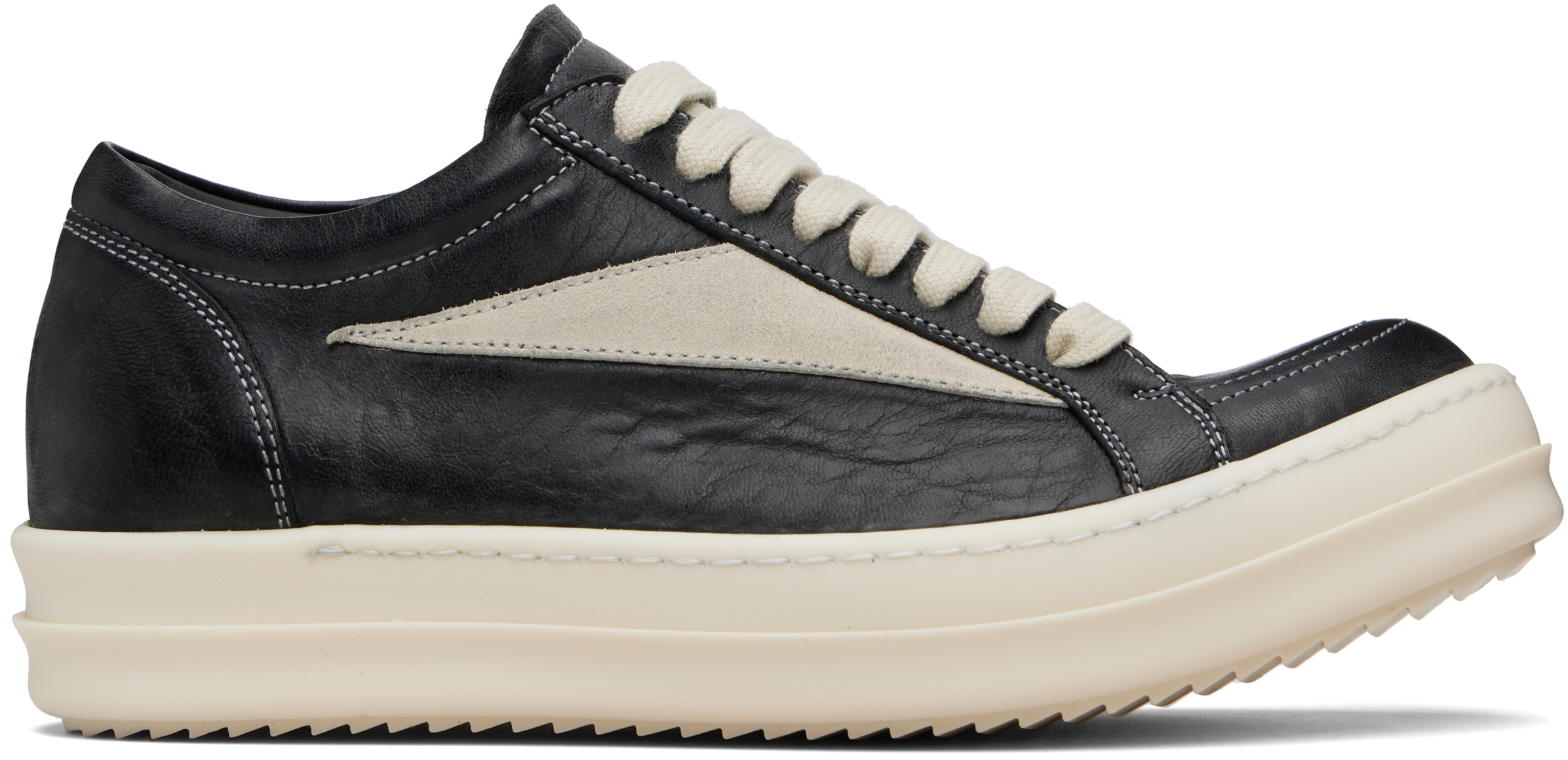 Rick Owens Black Temple Vintage Sneakers