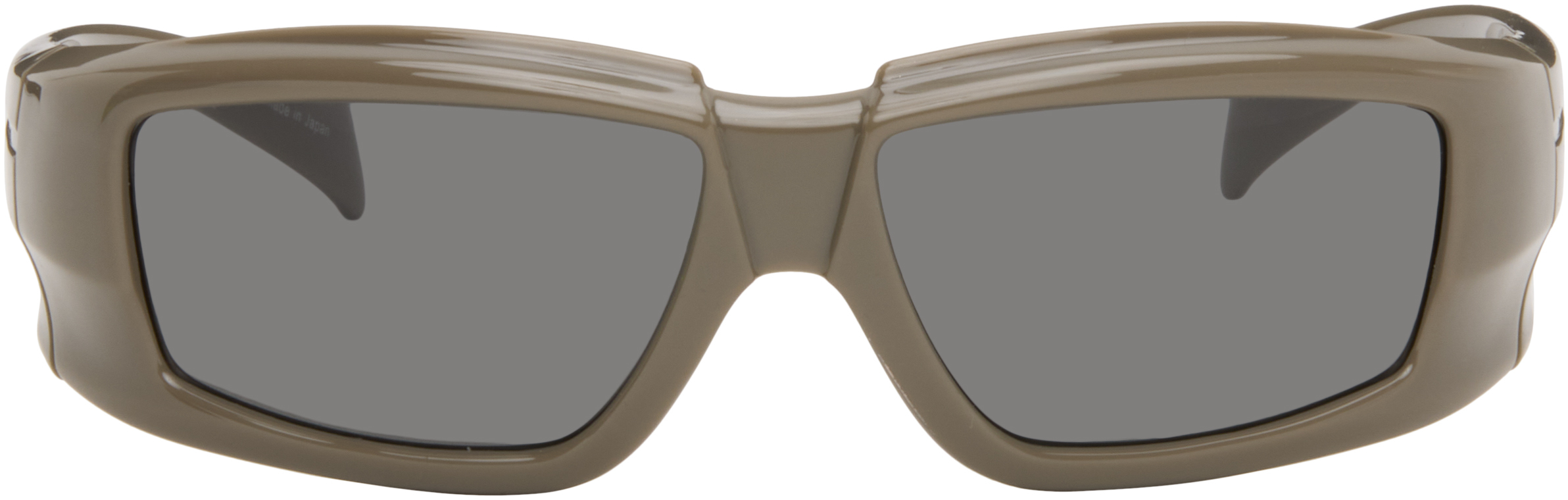 Rick Owens Taupe Rick Sunglasses