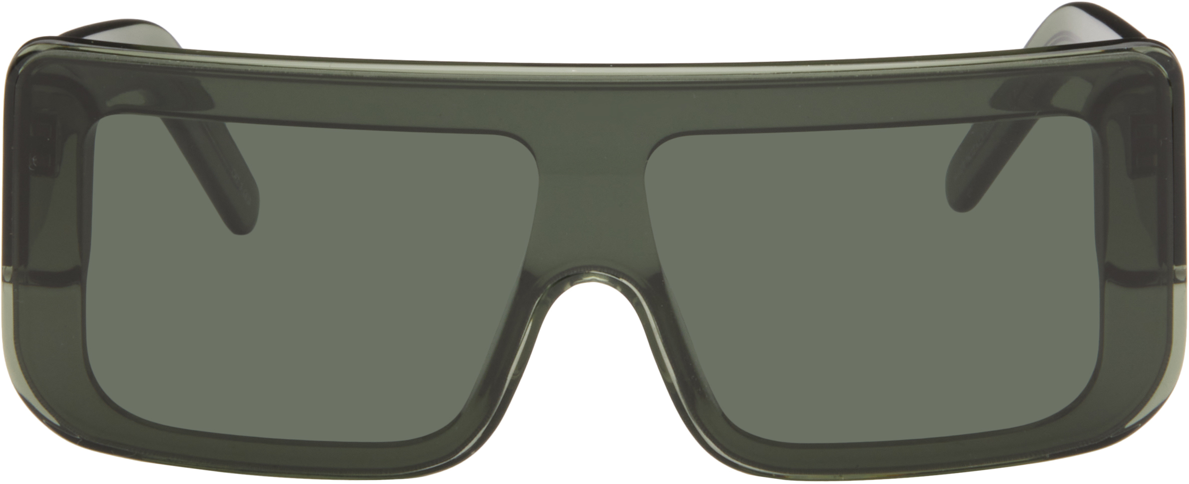 Rick Owens Green Documenta Sunglasses