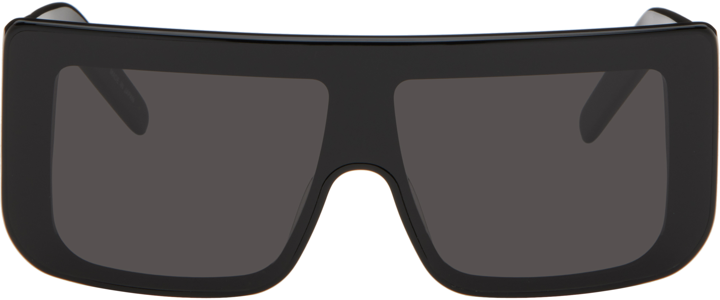 Rick Owens Black Temple Documenta Sunglasses
