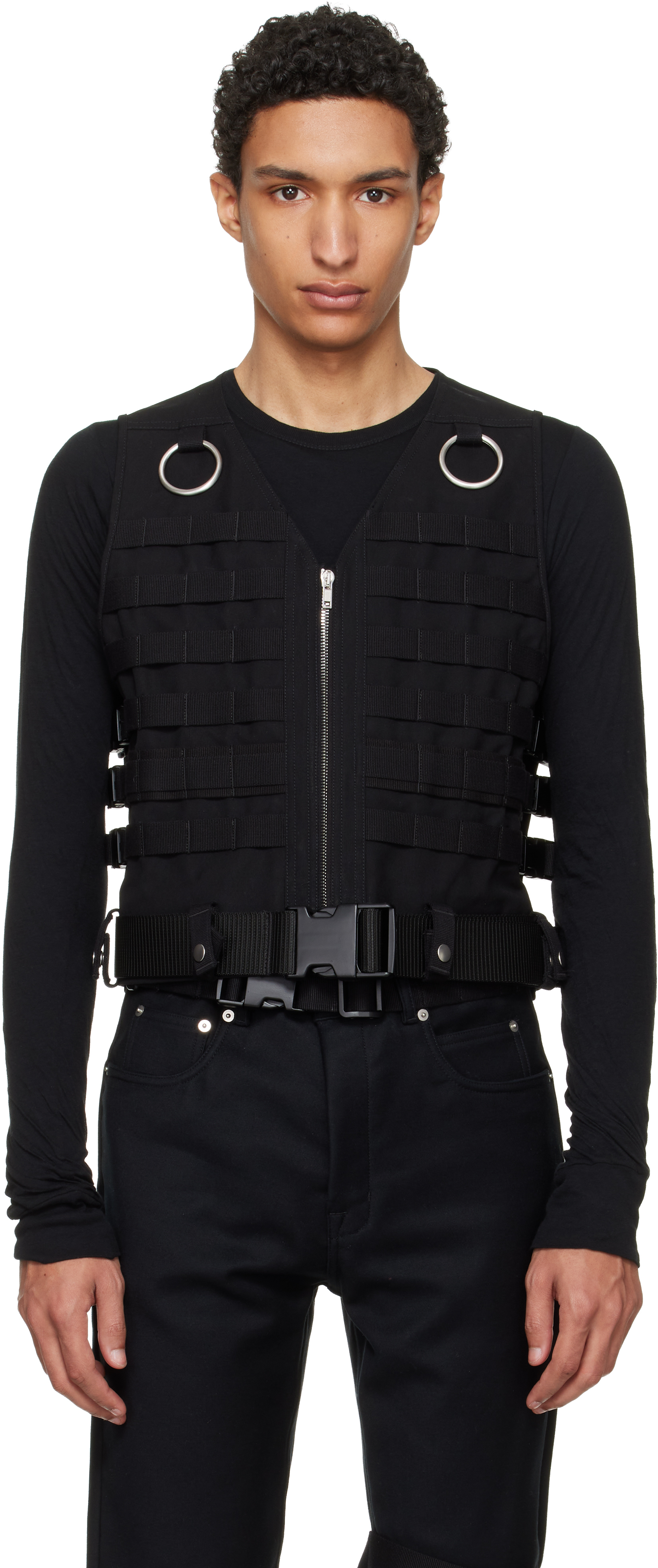 Rick Owens Black Temple Supply Vest