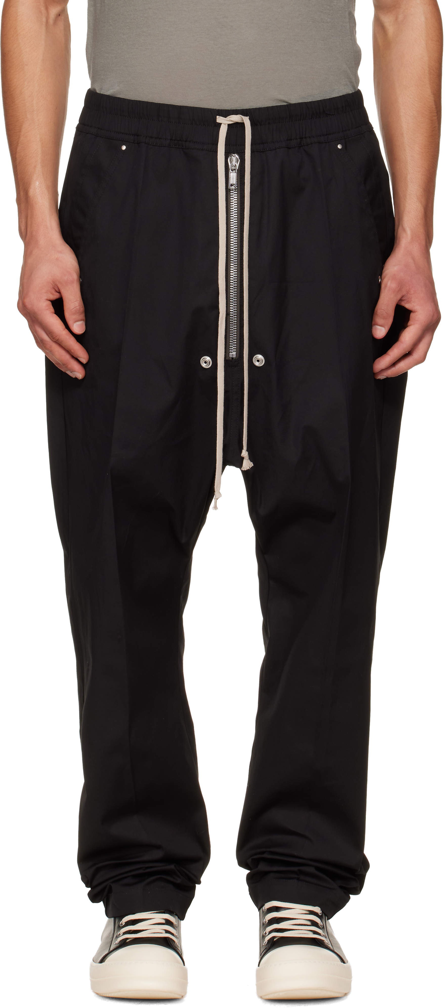 RICK OWENS ブラック Bela トラウザーズ サイズ34 RICK OWENS ブラック Bela トラウザーズ サイズ34 RICK OWENS ブラック