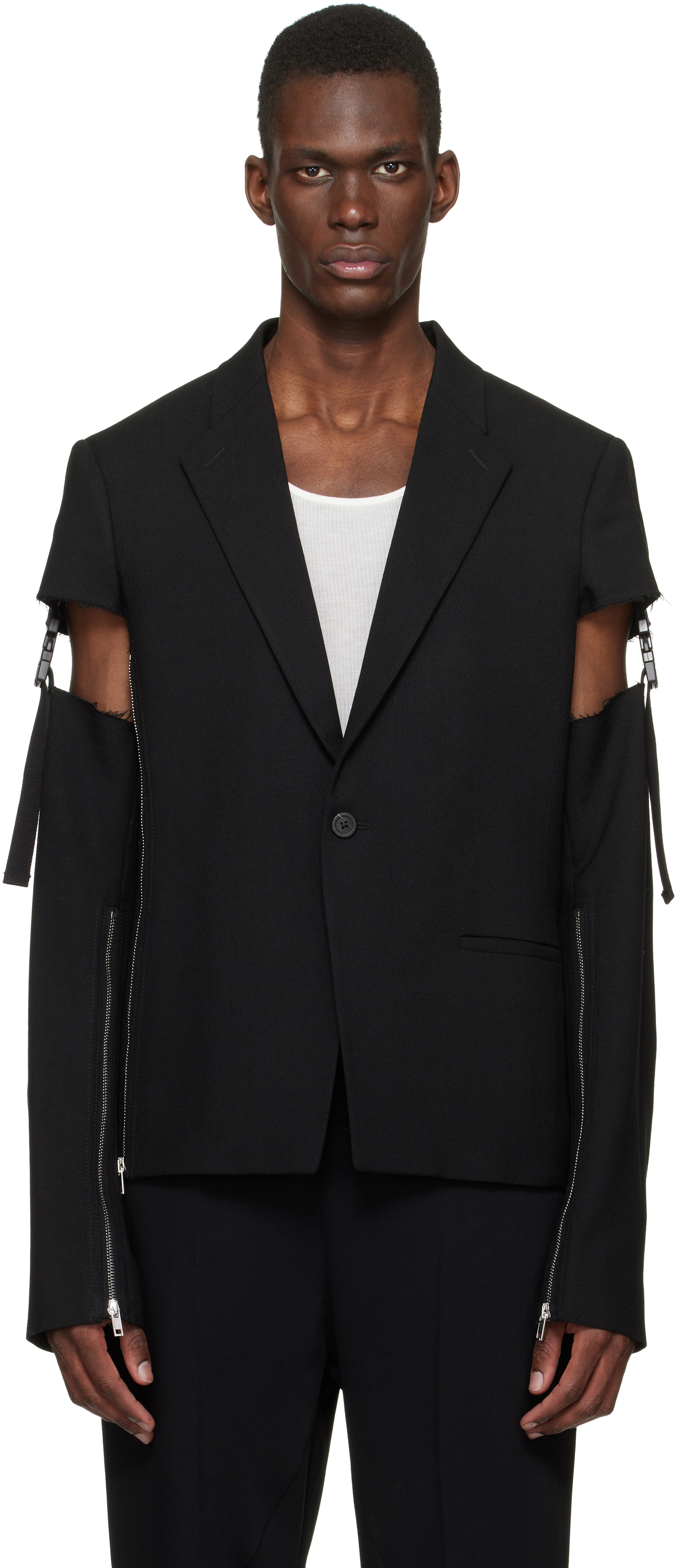 Rick Owens Black 'SUICIDE' Edition Temple Vega Blazer
