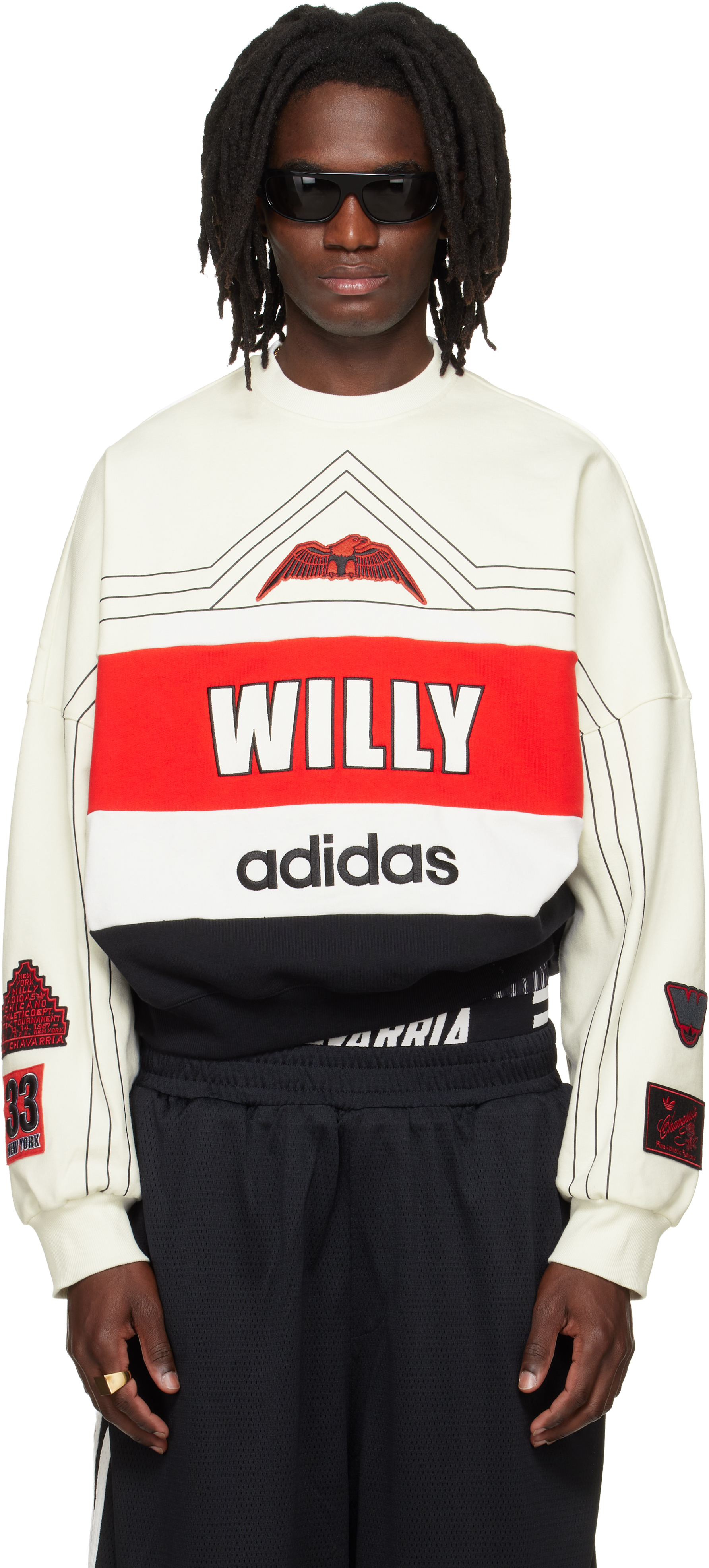 WILLY CHAVARRIA: オフホワイト adidas Originalsエディション NY Ball