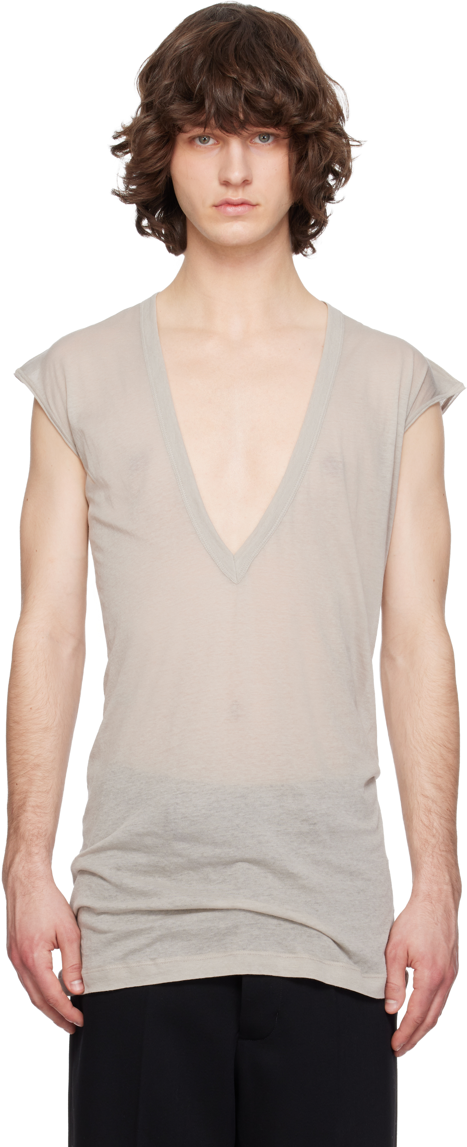 Rick Owens: Off-White Temple Dylan T-shirt | SSENSE Canada