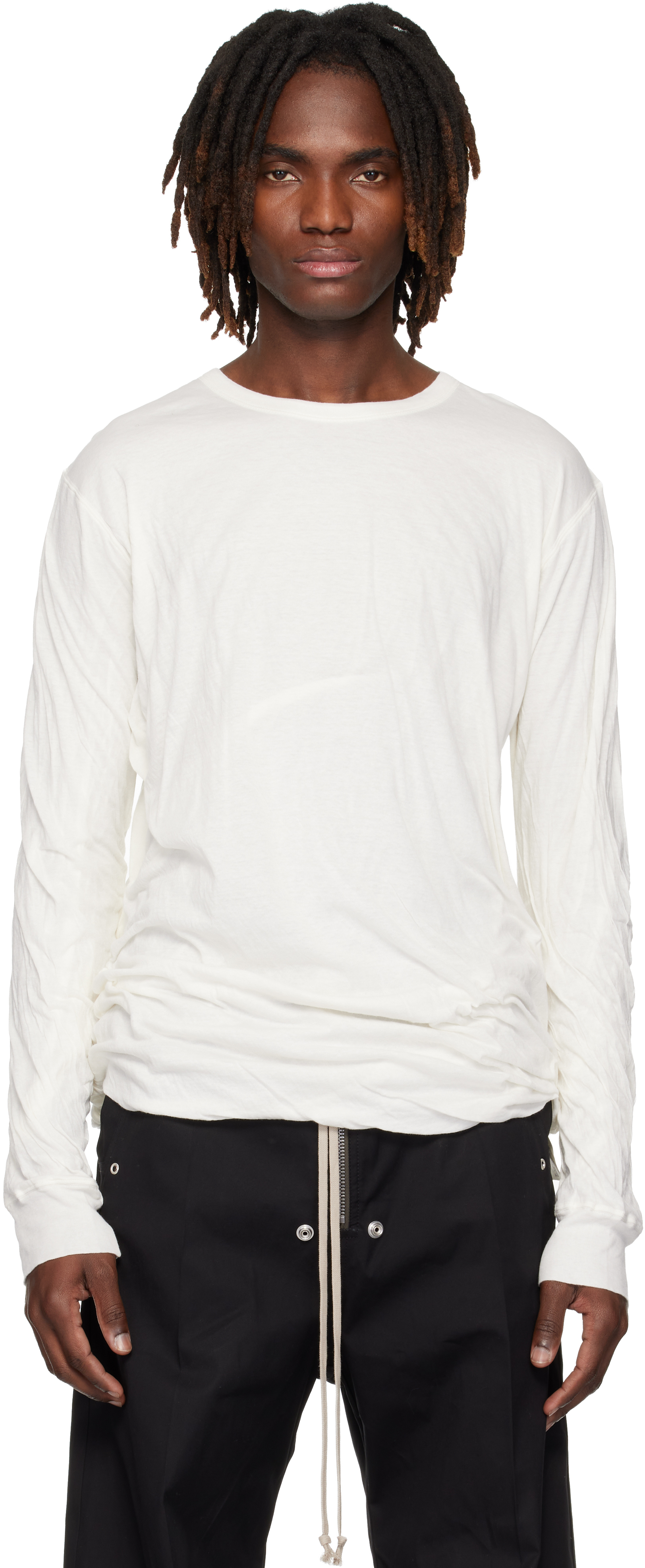 トップス Rick Owens double long sleeve T BABEL トップス Rick Owens double long sleeve T BABEL Rick Owens Double