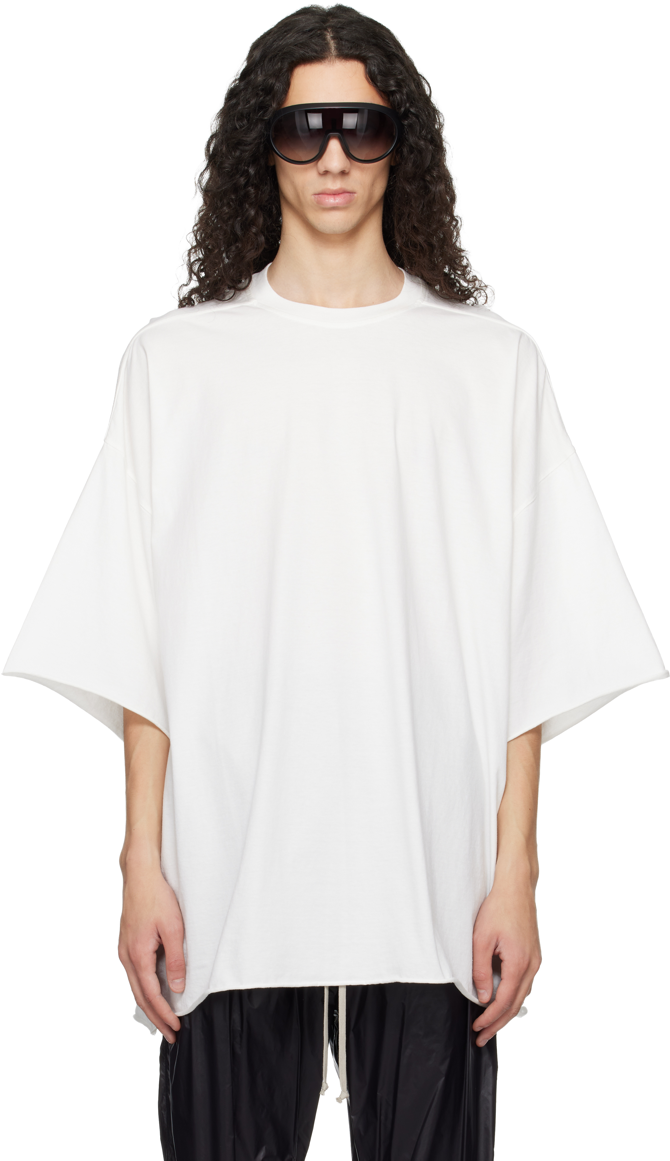 Rick Owens: オフホワイト Temple Tommy Tシャツ | SSENSE 日本