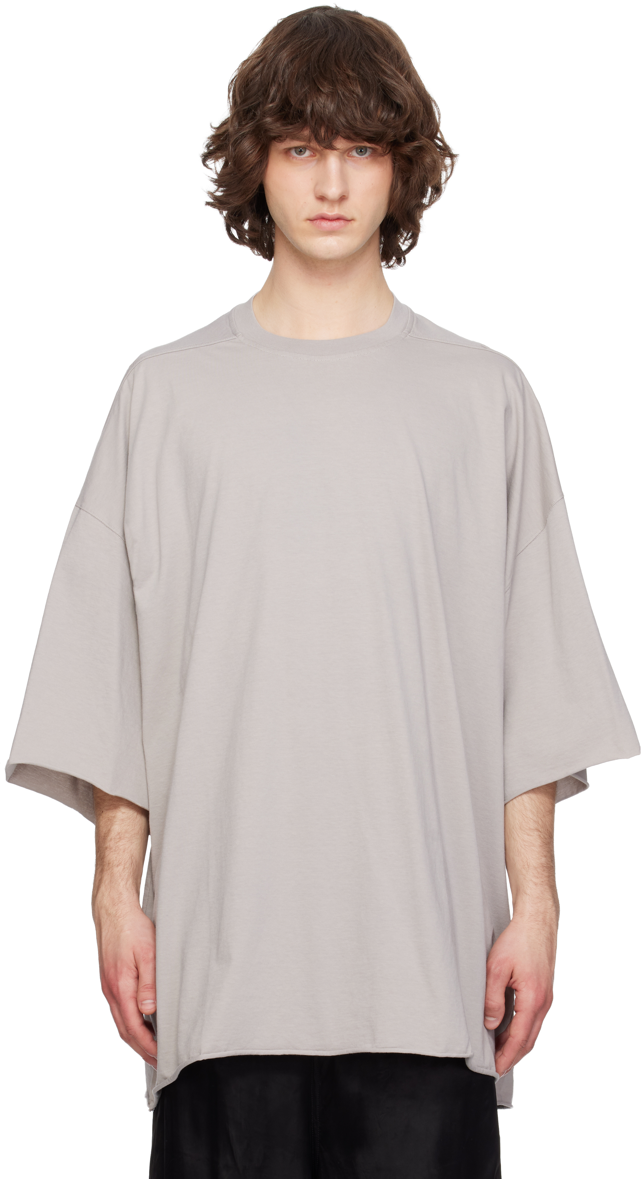 トップス rick Rick Owens Level Long Sleeve T-Shirt | Hombre | SVD